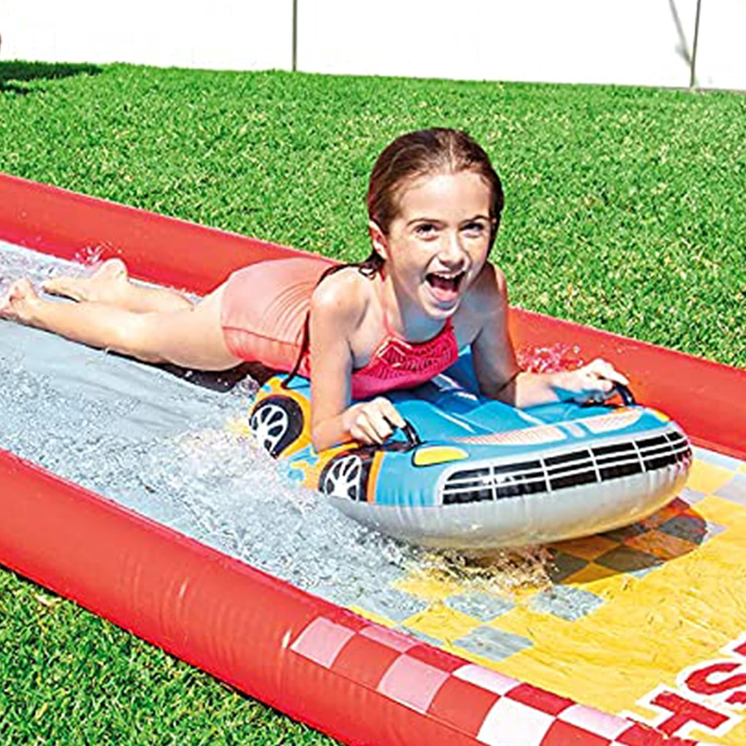 Intex Área de Juego Inflable Jungle Adventure – Piscina con Tobogán y Juegos de Agua para Niños