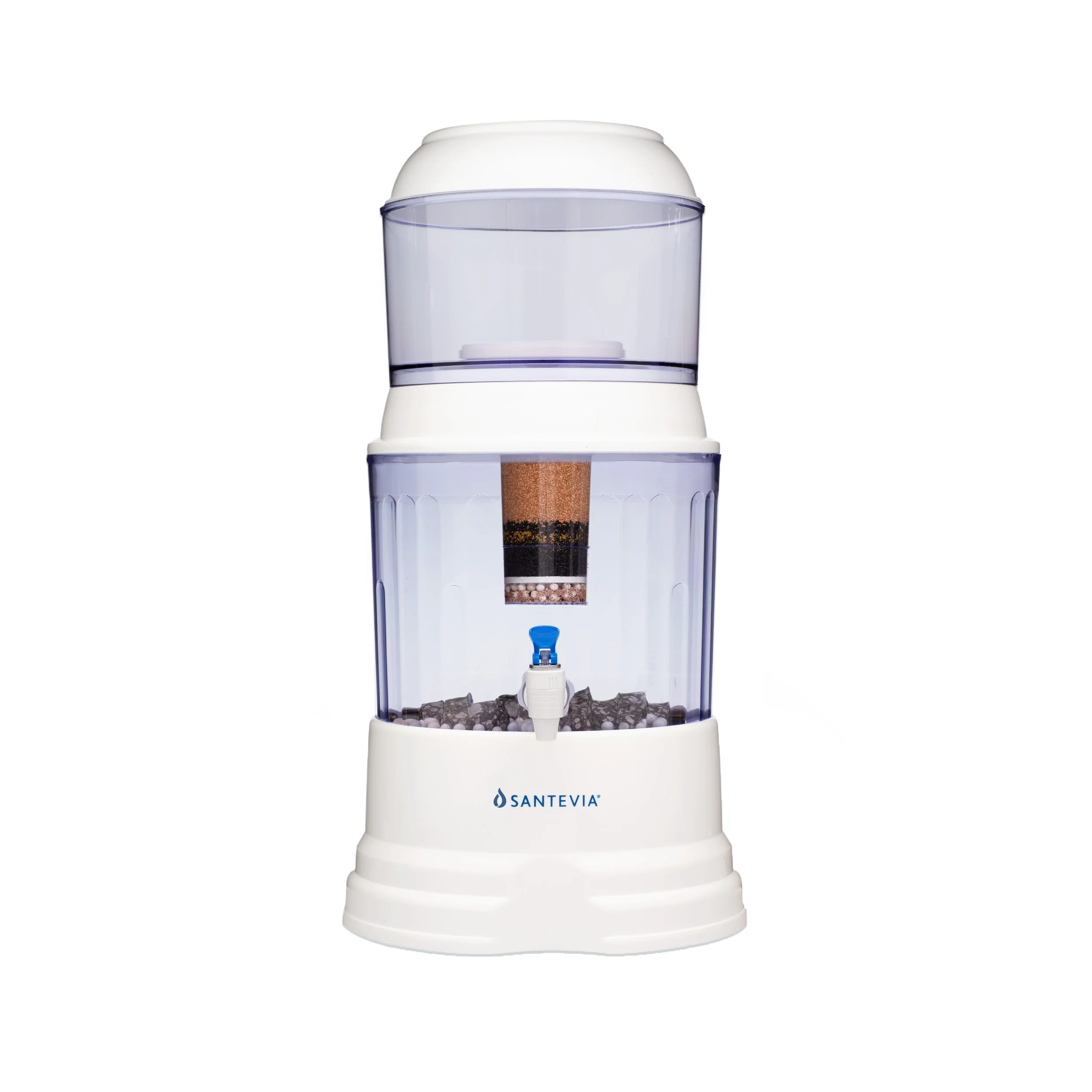 Sistema de Filtración de Agua Gravity – Filtro de 5 Etapas con Minerales Esenciales – Elimina el 99% de Contaminantes (Plomo, Fluoruro, Cloro) – Compatible con Enfriadores de Agua