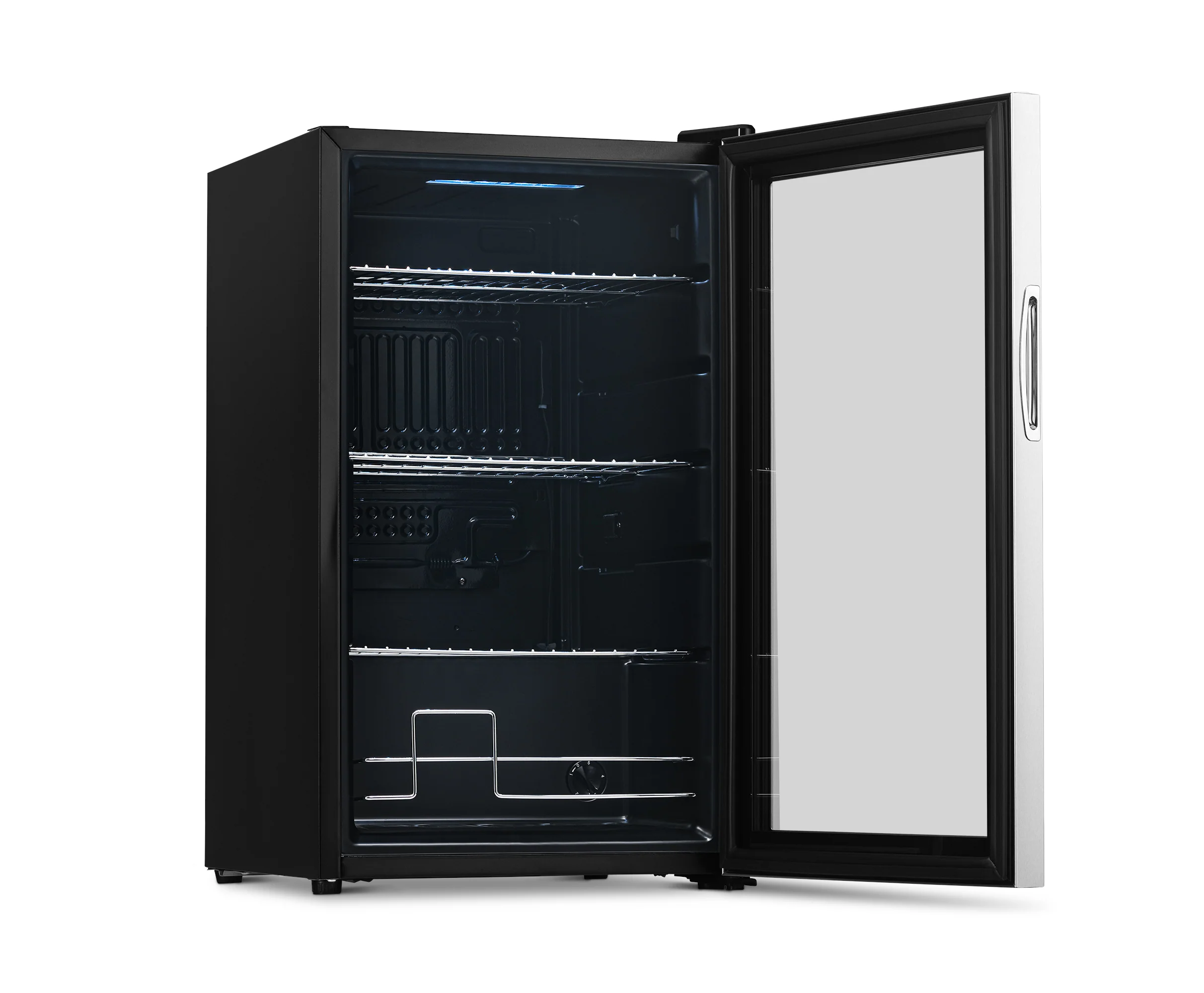 2025 Newair® Refrigerador de Bebidas Independiente de Acero Inoxidable – 100 Latas – 16,93”