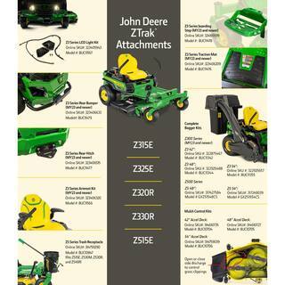 Cortacésped Tractor de Cero Radio de Giro John Deere Z320R 42″ – Motor V-Twin de 21,5 CV con Plataforma Accel Deep