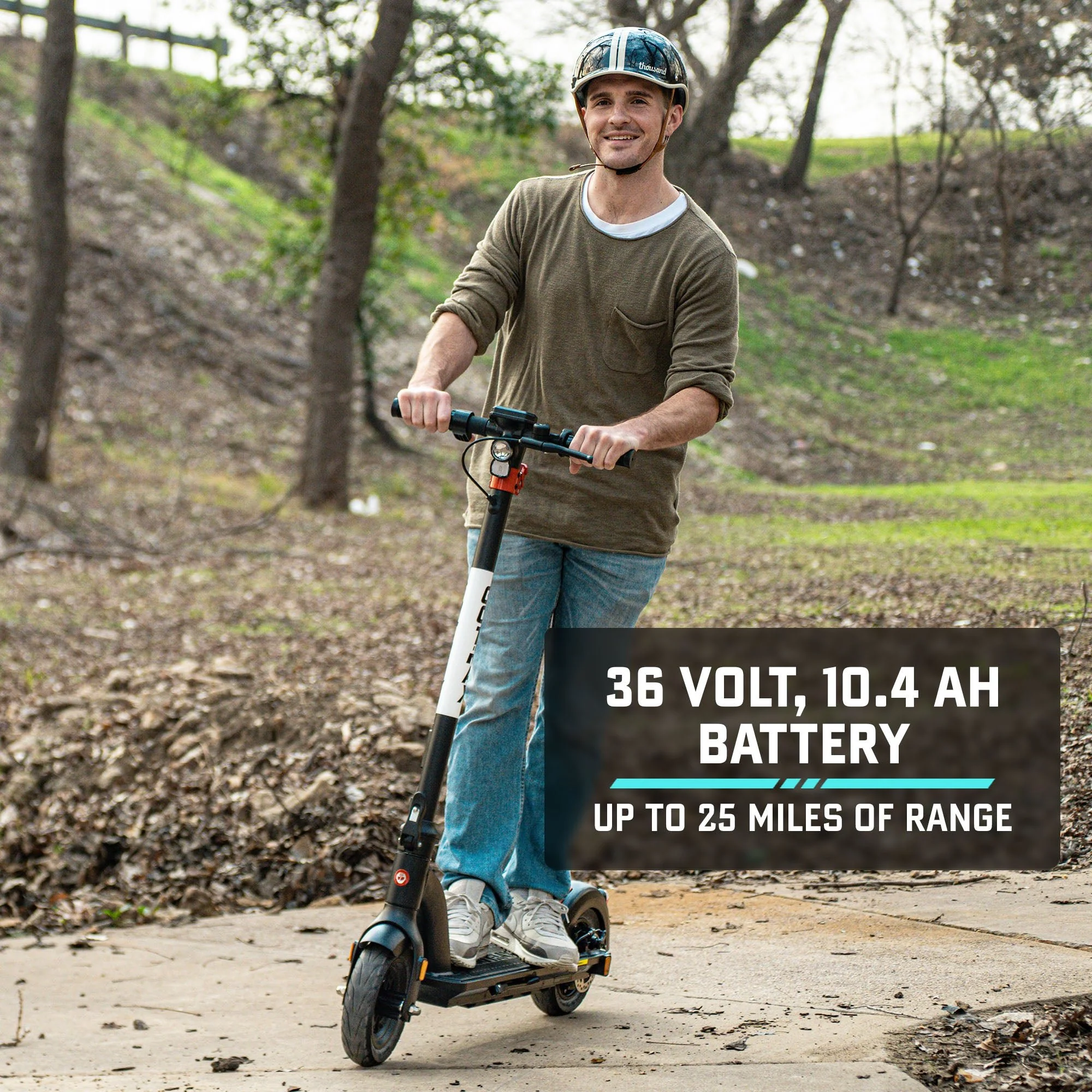 2025 GoTrax G4 Patinete Eléctrico para Adultos – Patinete Plegable Potente con Larga Autonomía