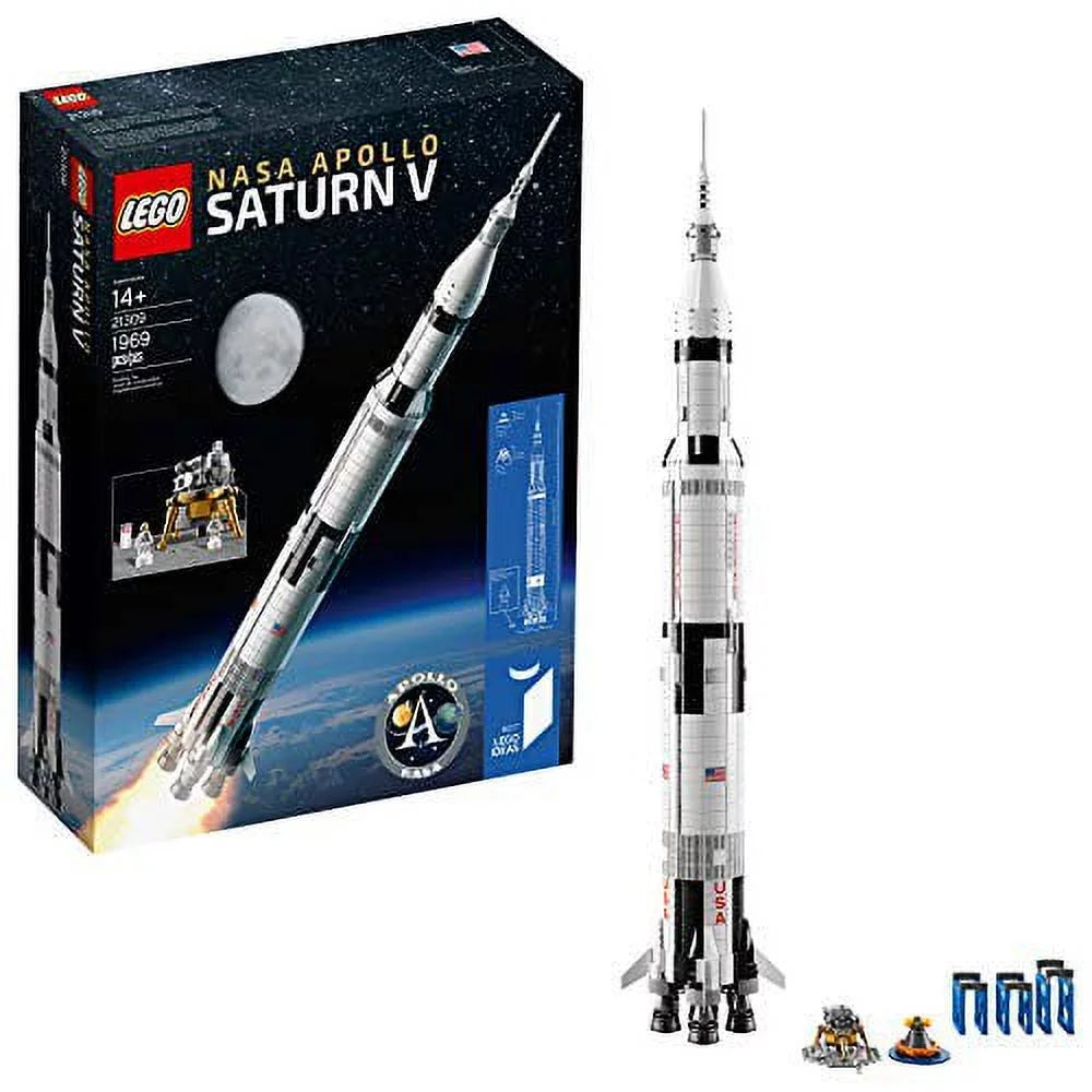 LEGO Ideas NASA Apollo Saturn V 21309 – Kit de Construcción (1969 Piezas)