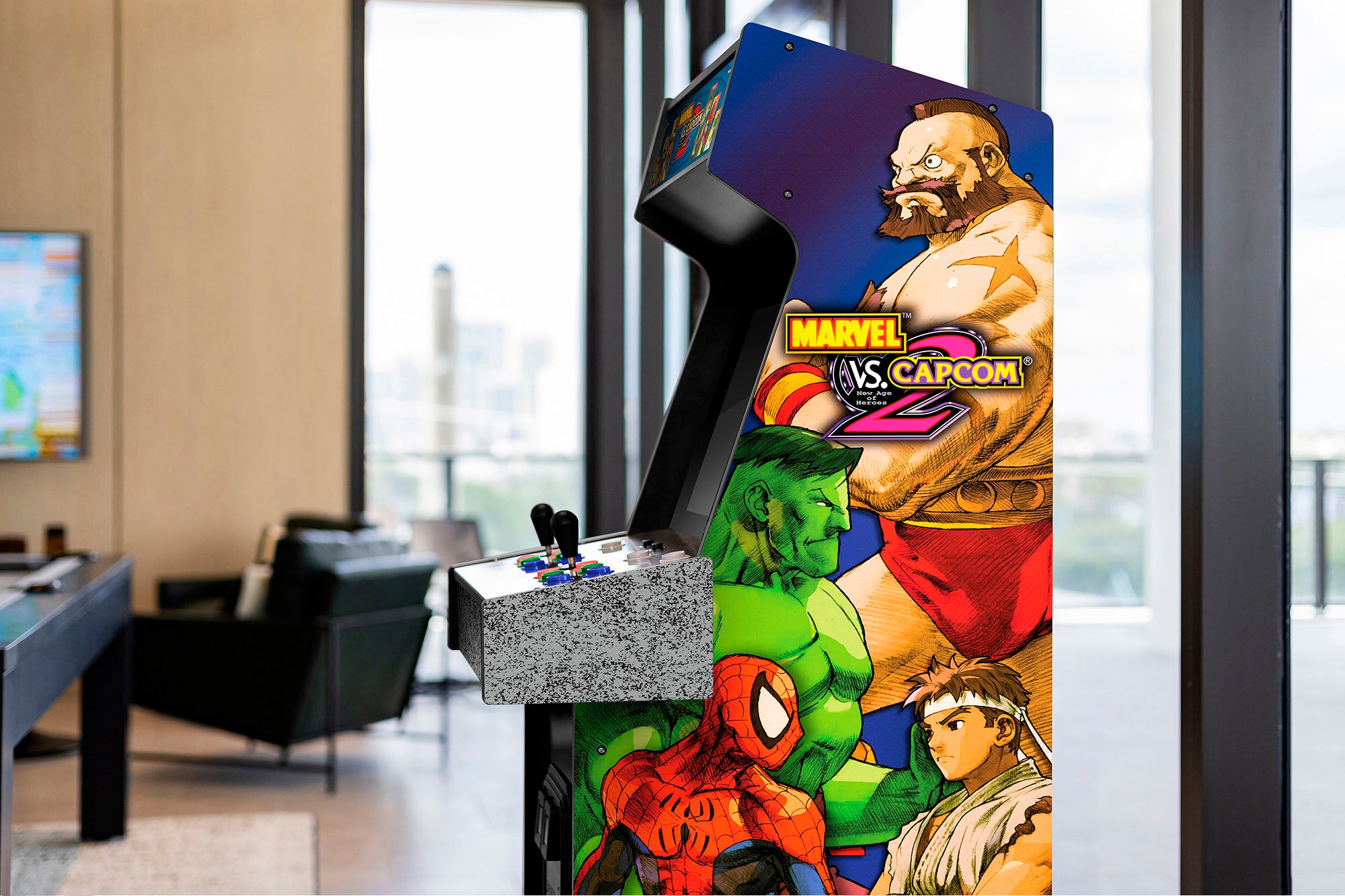 Arcade1Up – Máquina Arcade Marvel Vs Capcom 2 con Marquesina Iluminada