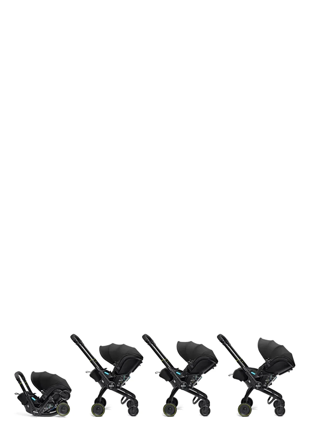 2025 Silla de auto «Doona X» Nitro Black