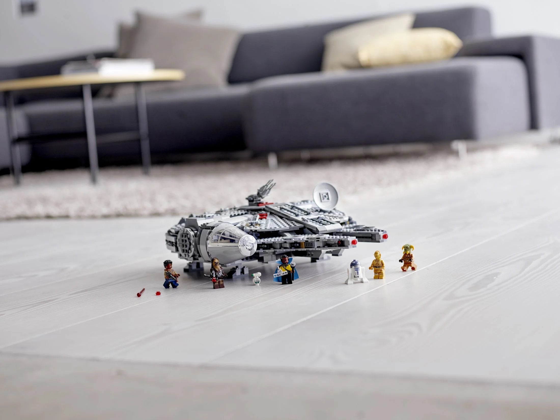 LEGO Star Wars Halcón Milenario 75257 Set de Construcción – Modelo de Nave Espacial con Minifiguras de Finn, Chewbacca, Lando Calrissian, Boolio, C-3PO, R2-D2 y D-O, Colección de la Película El Ascenso de Skywalker