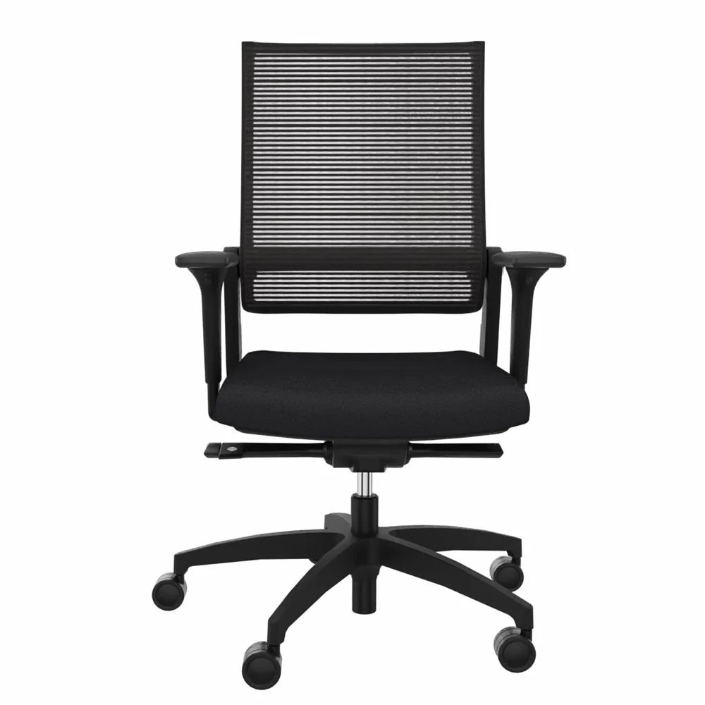 2025 Silla de Oficina Ergonómica Dauphin LORDO FLEX LO 3017_SLP | Respaldo de Malla | Negra