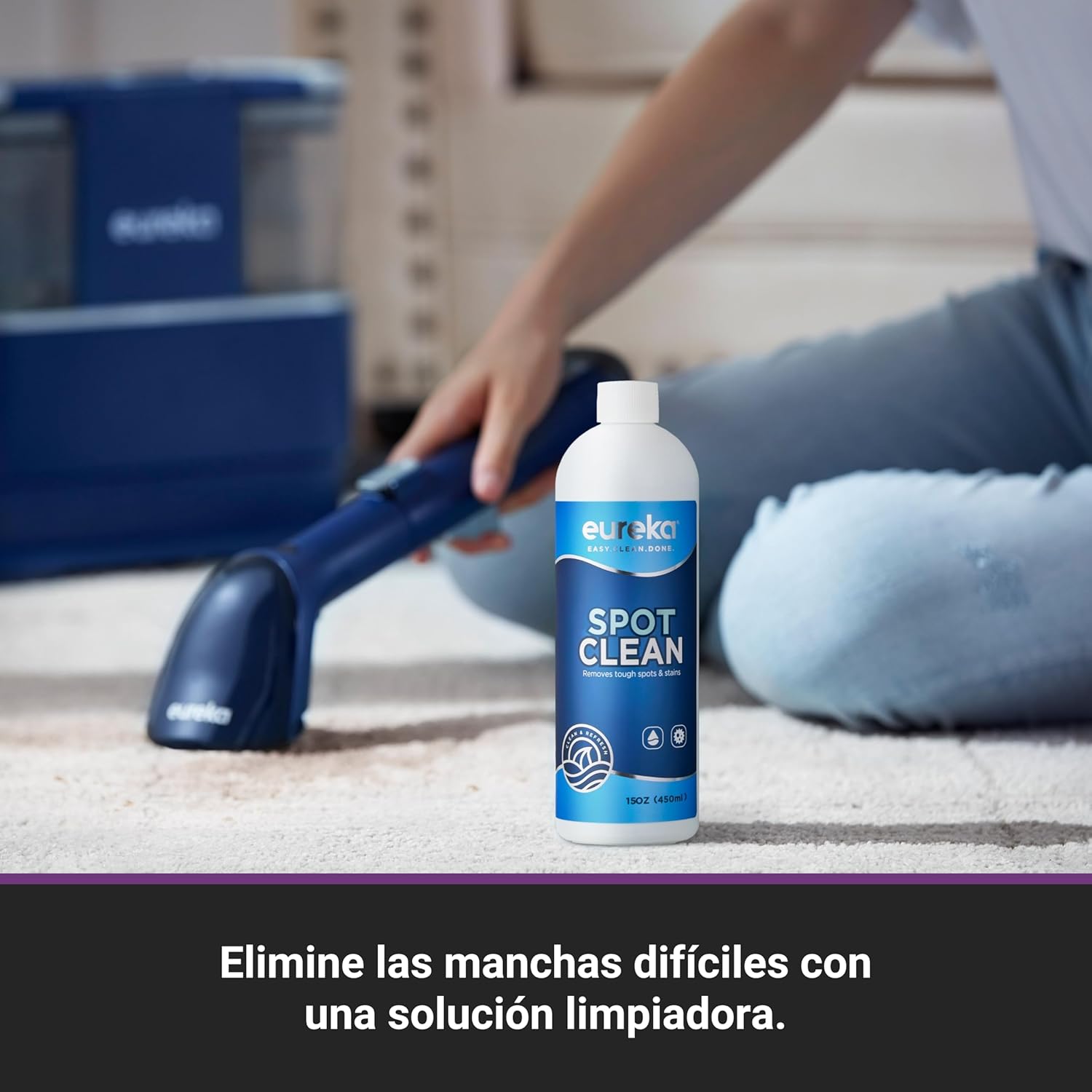 Aspiradora Eureka NEY100 para Alfombras y Tapicería | Limpiador Multi-Superficie con Depósito de 1.5L