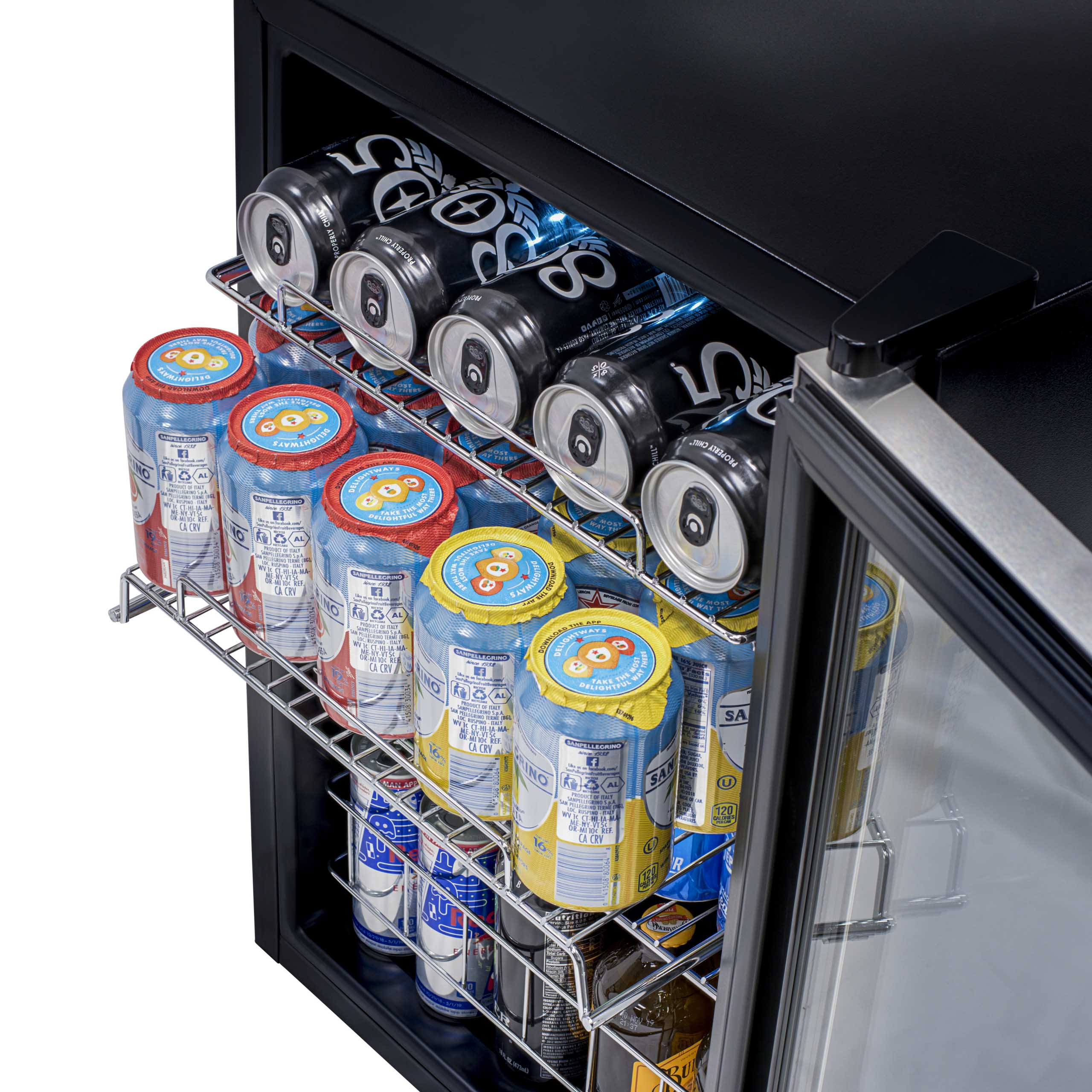 2025 Newair® Refrigerador de Bebidas Independiente de Acero Inoxidable – 90 Latas – 17”