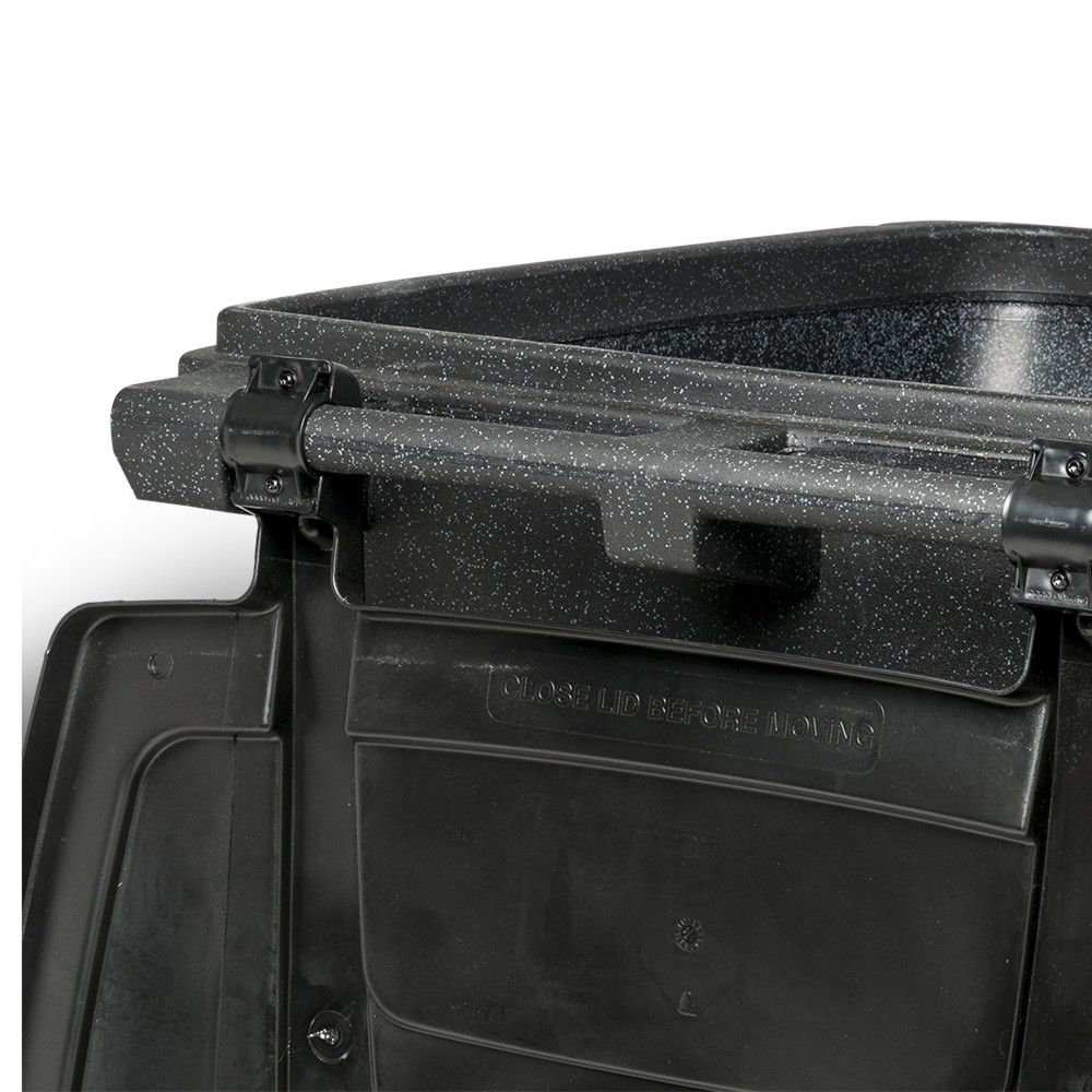 2025 Contenedor de Basura Toter de 96 Galones con Ruedas Silenciosas y Tapa