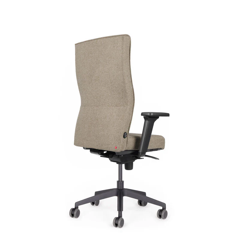 2025 Silla de Oficina Ergonómica lento Genesis | Reposabrazos | Asiento Deslizante | Soporte Lumbar | Tapizado de Lana