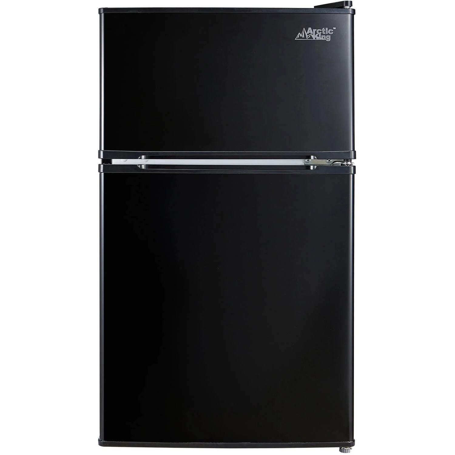 2025 Arctic King 3.2 pies³ - Refrigerador compacto de dos puertas con congelador, negro