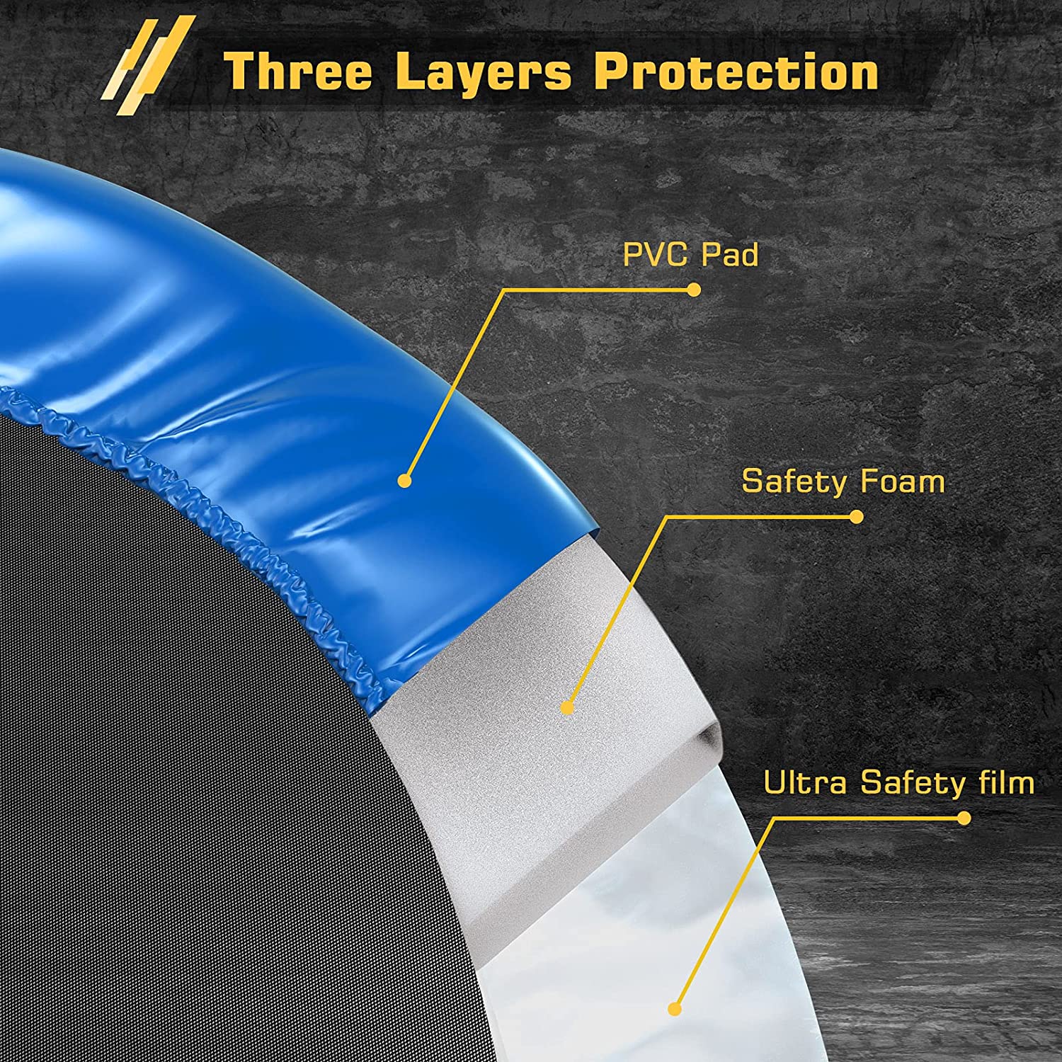 BCAN Trampolín Plegable de 38