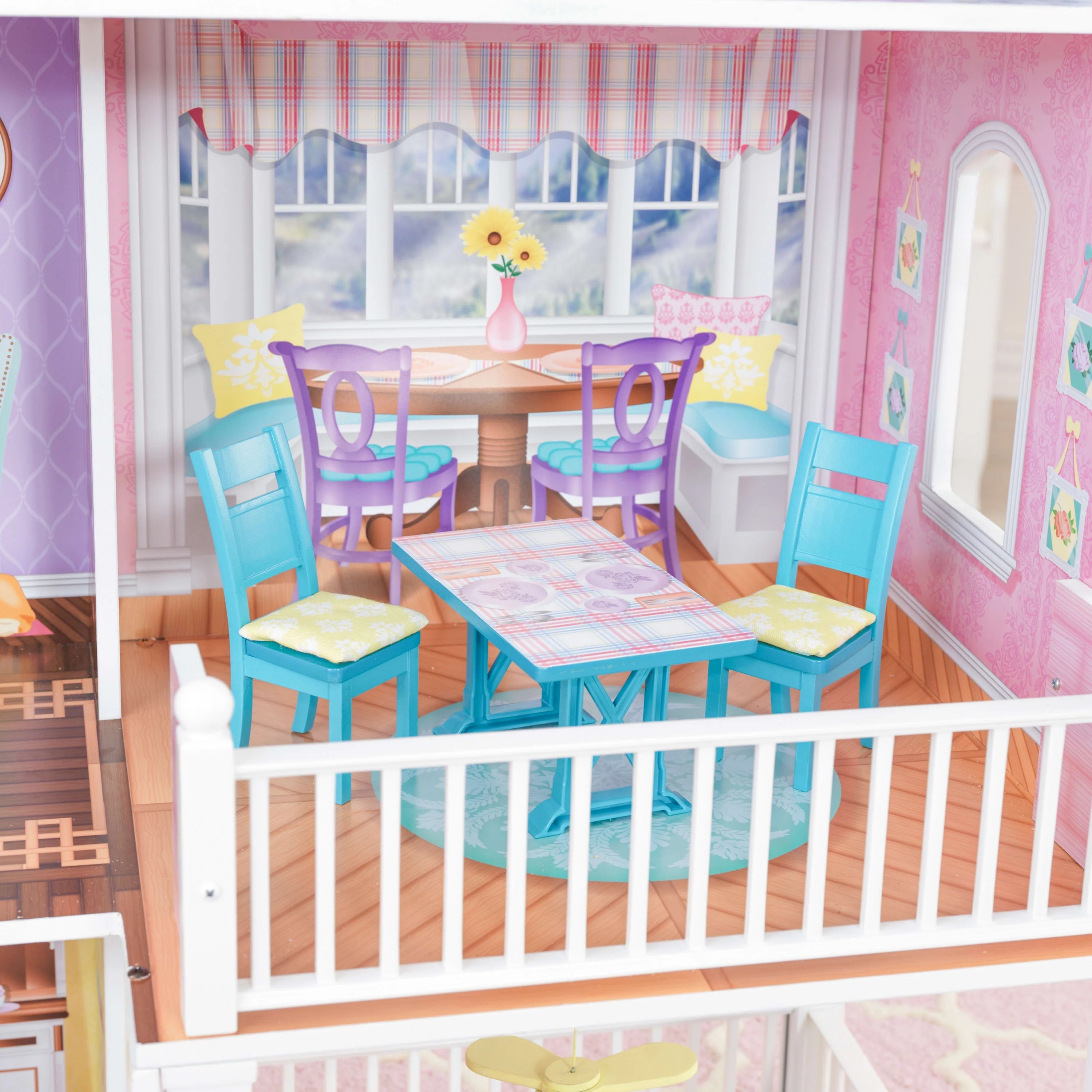 Casa de Muñecas KidKraft Country Estate de Madera con 31 Accesorios