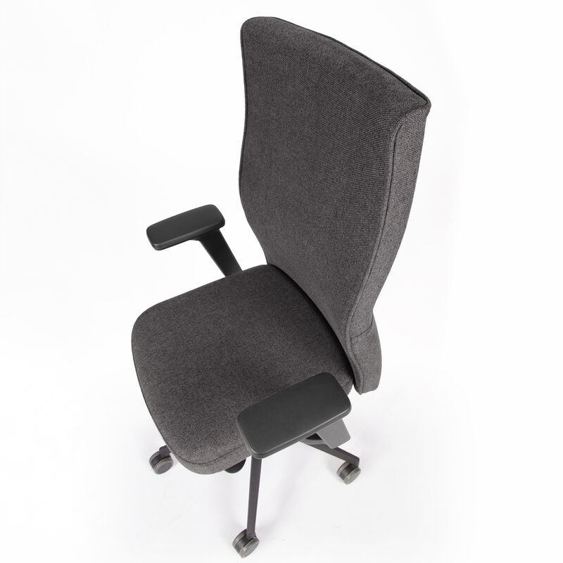 2025 Silla de Oficina Ergonómica lento Genesis | Reposabrazos | Asiento Deslizante | Soporte Lumbar | Tapizado de Lana