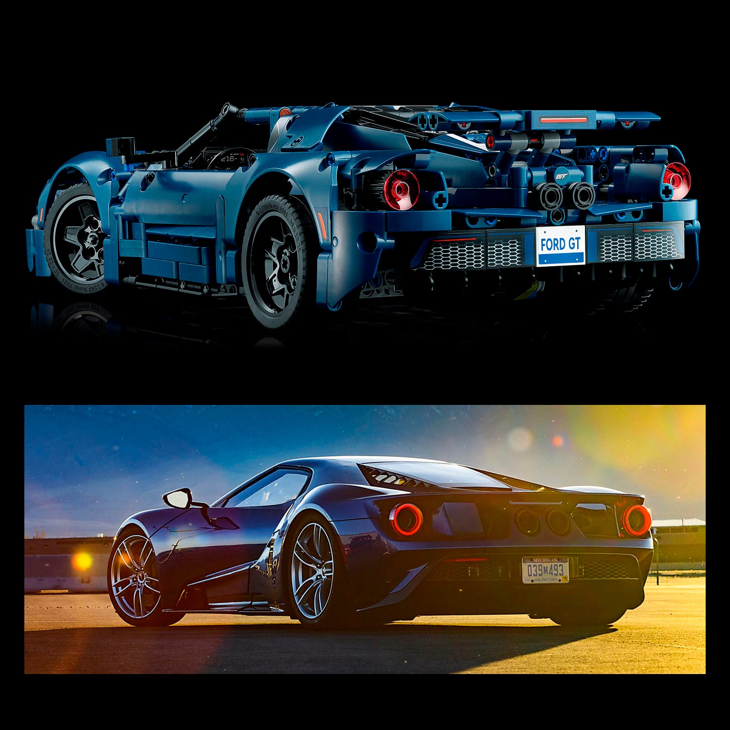 LEGO Technic 2022 Ford GT Car Model para adultos 42154