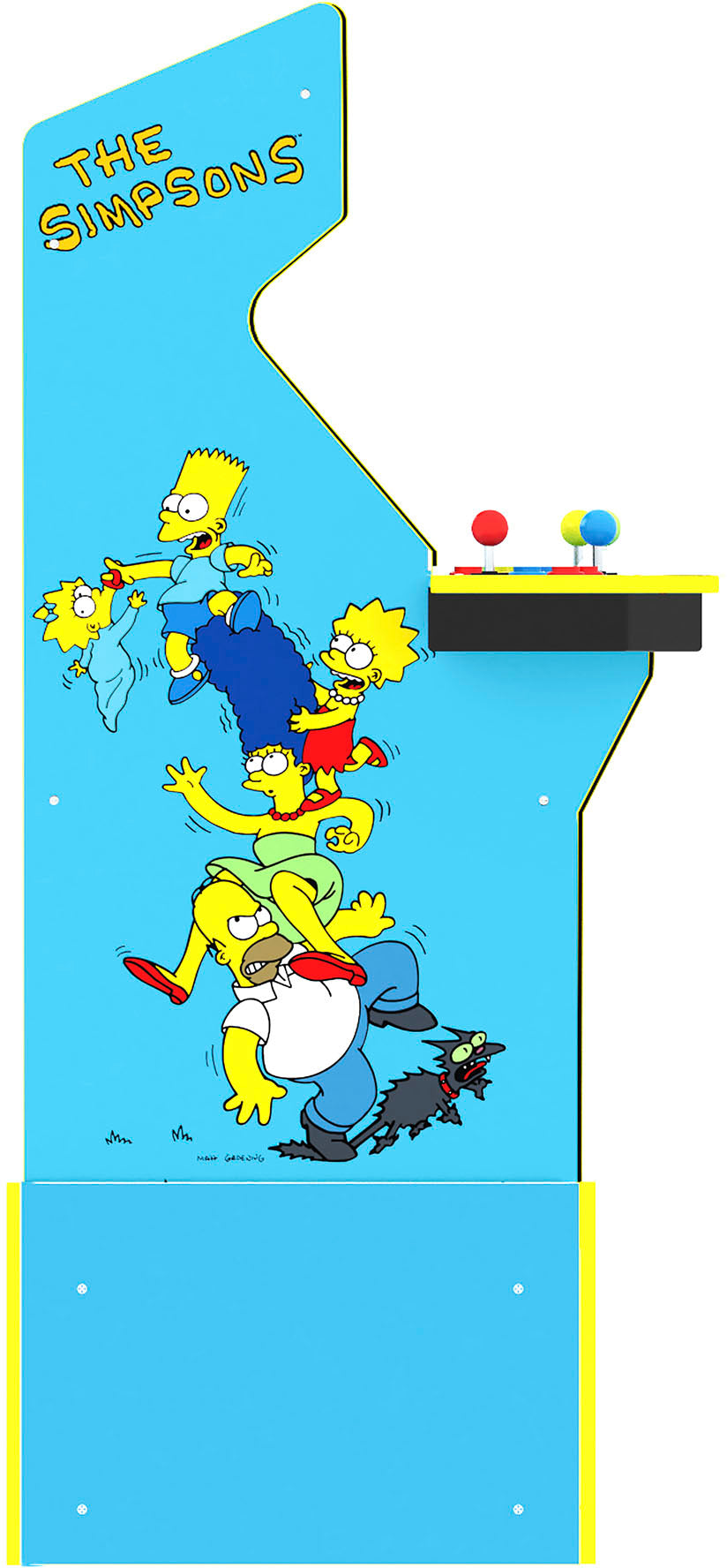 Arcade1Up – Máquina Arcade Edición 30º Aniversario de Los Simpsons con Taburete y Caja Metálica – Multicolor