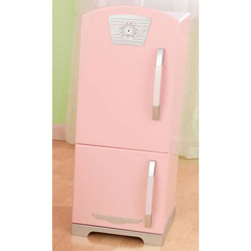 Cocina Retro KidKraft y Refrigerador en Rosa