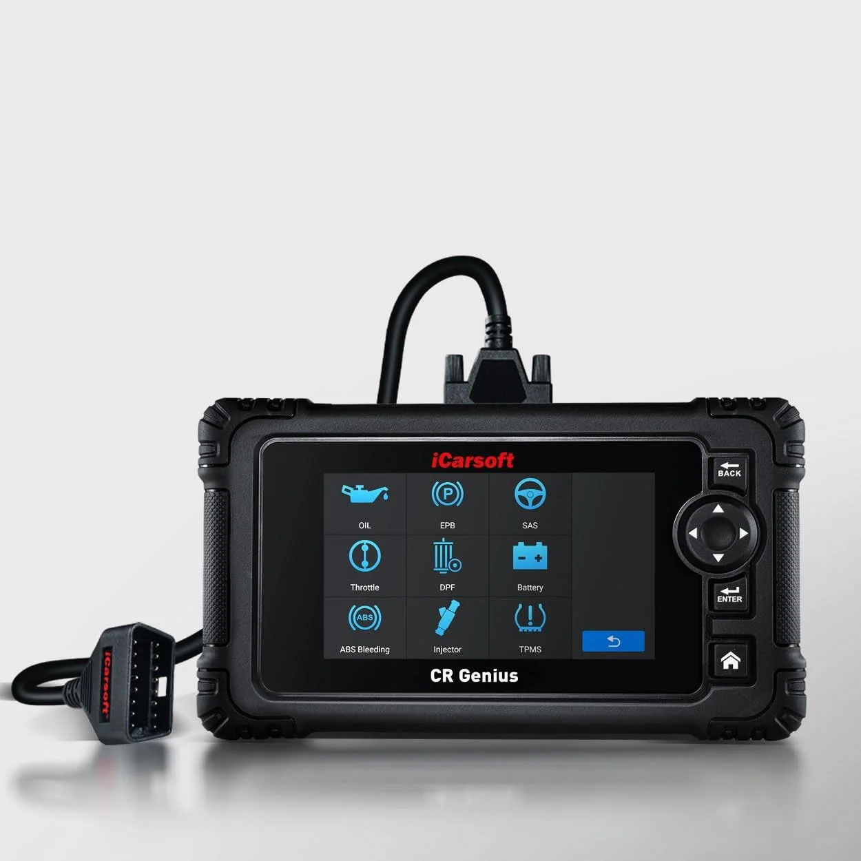 2025 iCarsoft CR MAX Pantalla táctil de 5'' Herramienta de diagnóstico automotriz multi-marca multi-sistema / Prueba rápida / Prueba de actuadores