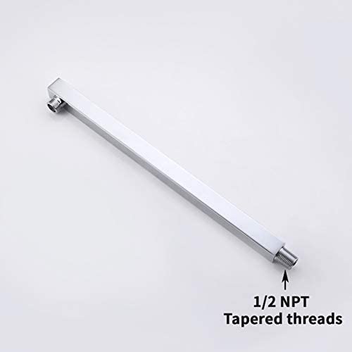 Grifo de Ducha KES Negro con Válvula de Ducha y Cabezal de Lluvia