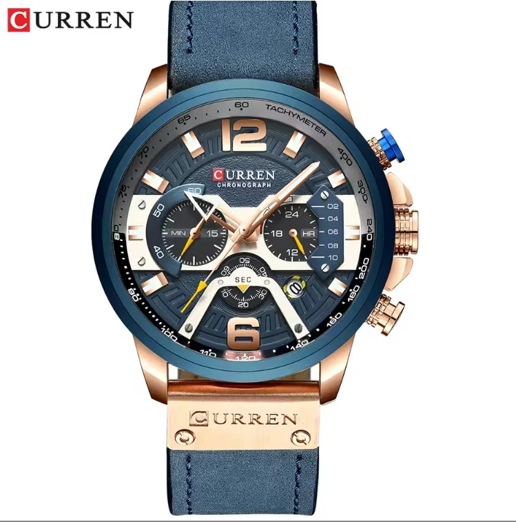 Reloj Hombre CURREN MAX Cuarzo Cristal Mineral
