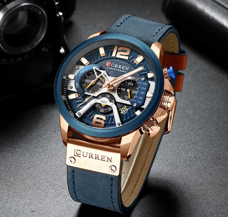 Reloj Hombre CURREN MAX Cuarzo Cristal Mineral