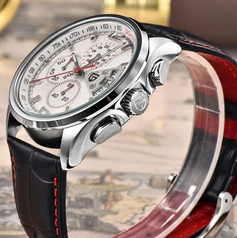 Reloj Hombre PAGANI TORNATO Clásico-Sport Cuarzo Cristal de Zafiro