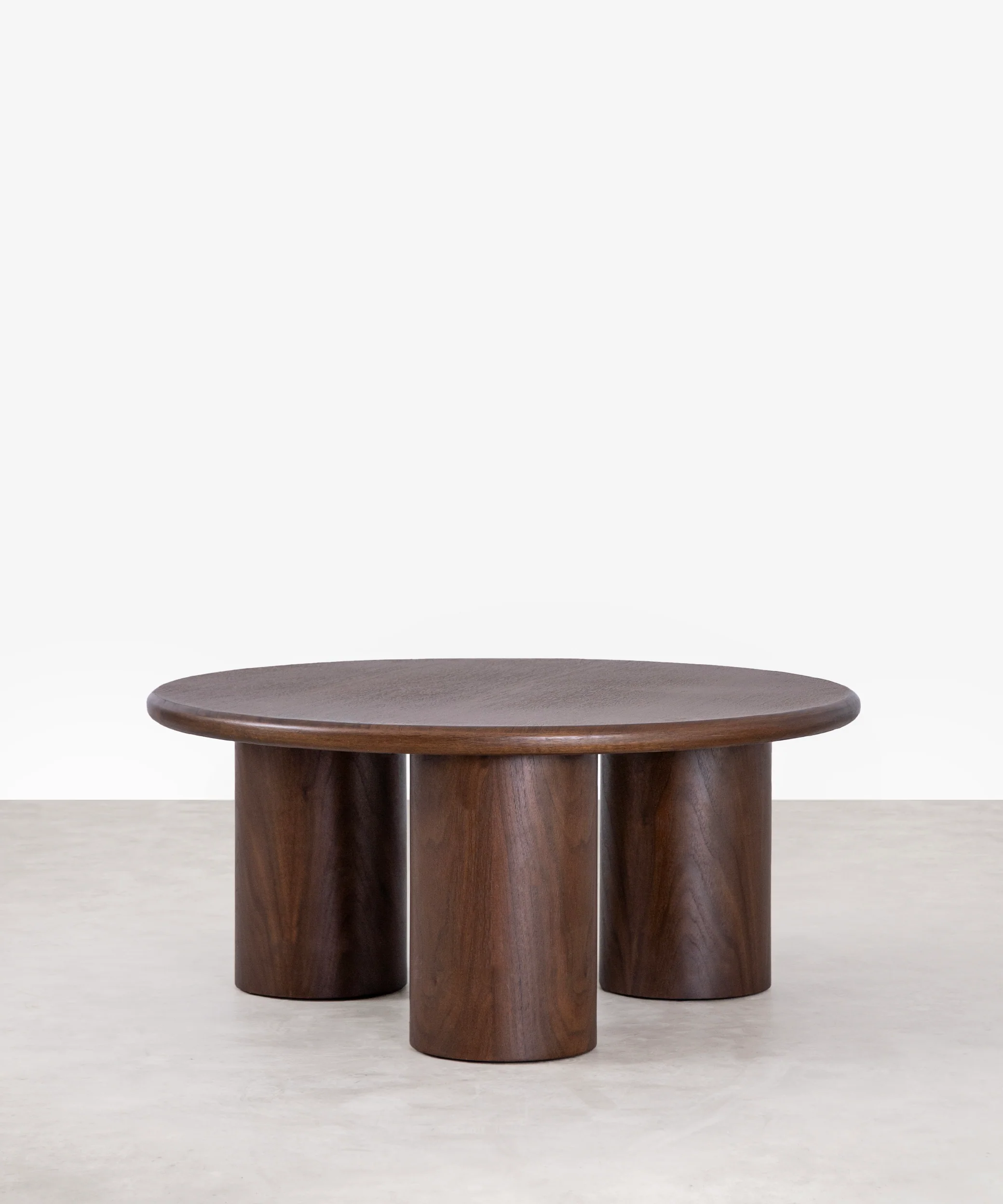 Mesa de Centro Redonda en Madera Aisha (80 cm)