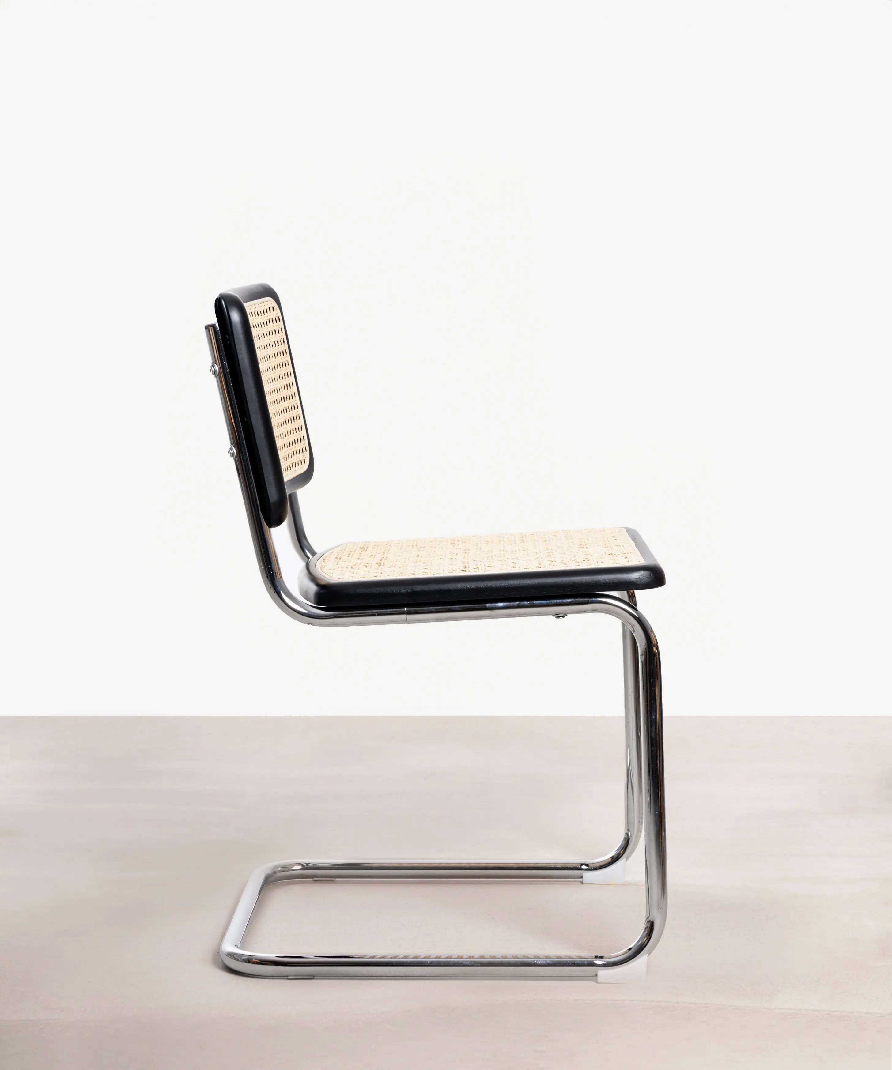 Silla de Comedor de Madera, Ratán y Metal Candy