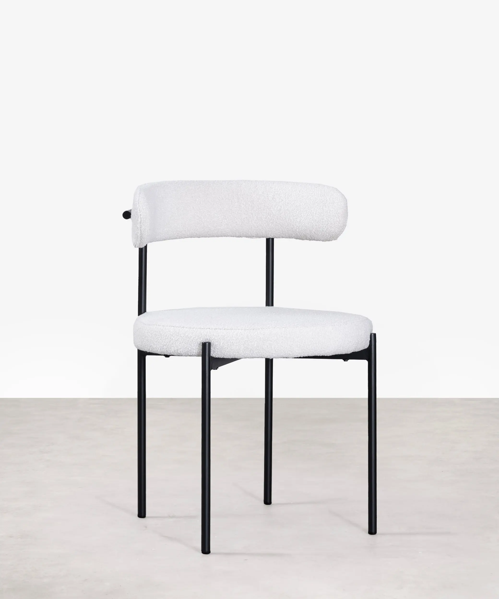 Silla de Comedor en Tela y Metal Alexia