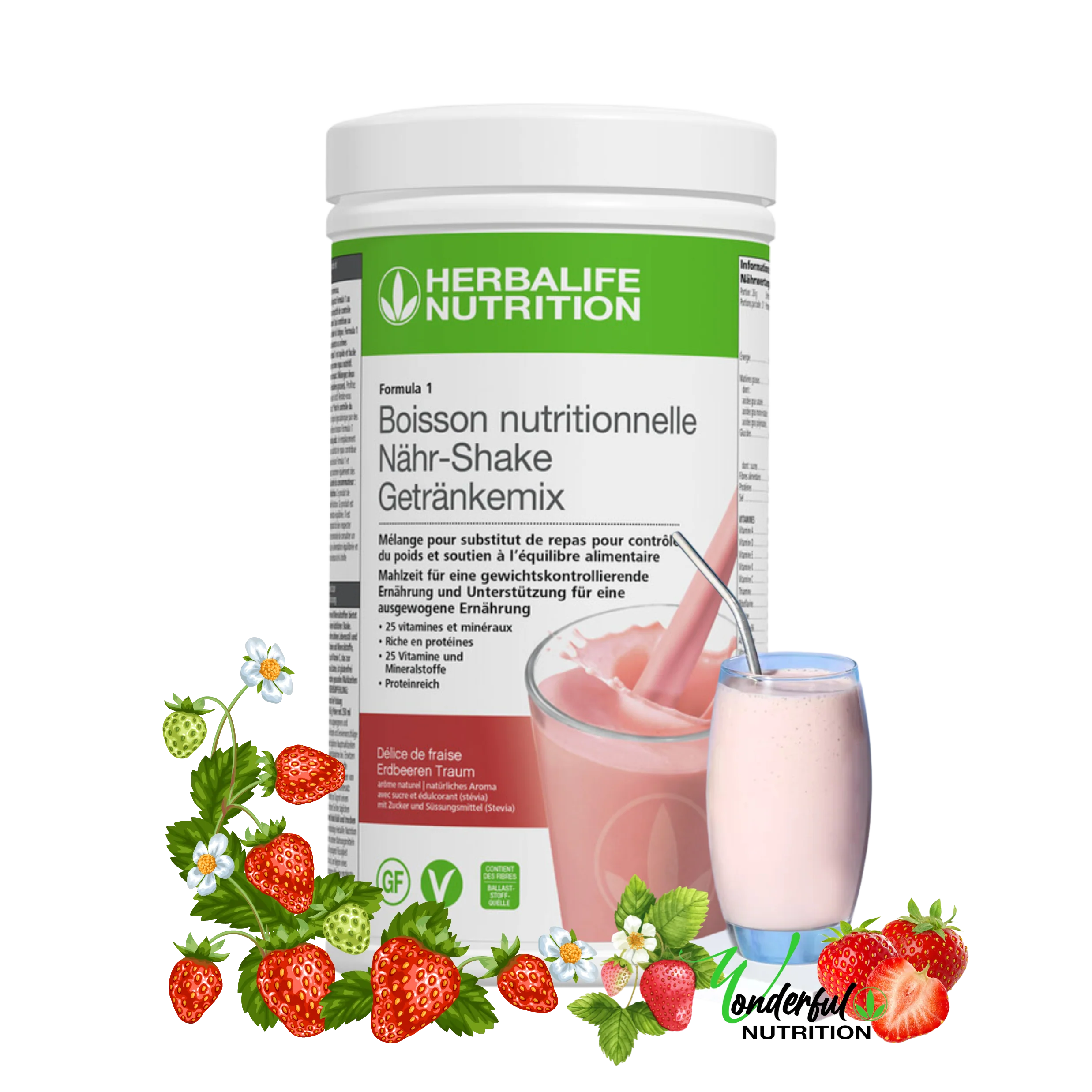 Formula 1 - Délice de Fraise - Boisson nutritionnelle