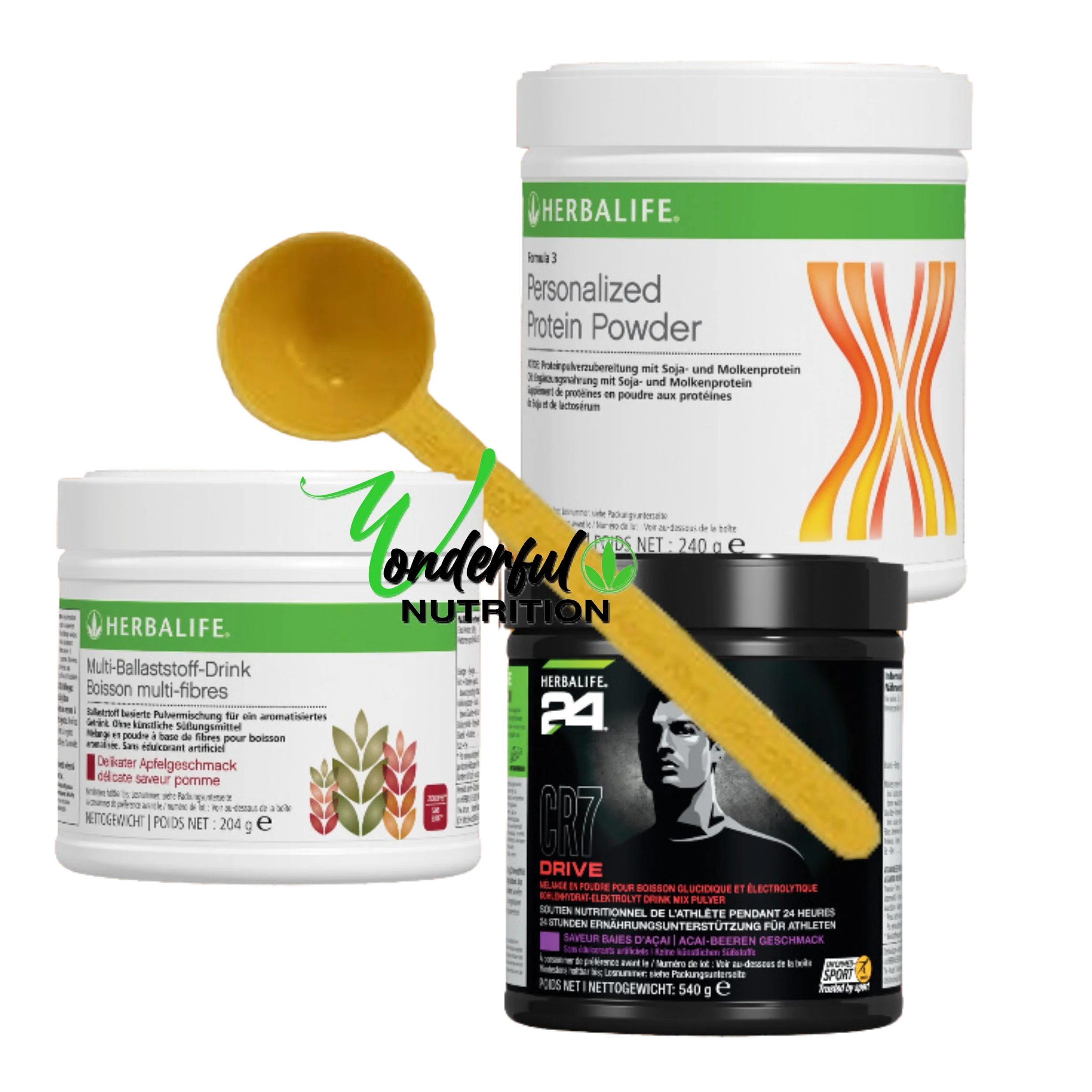 Cuillère doseuse écofriendly pour Boisson Multi-Fibres / Formula 3 Personalized Protein Powder / CR7 Drive