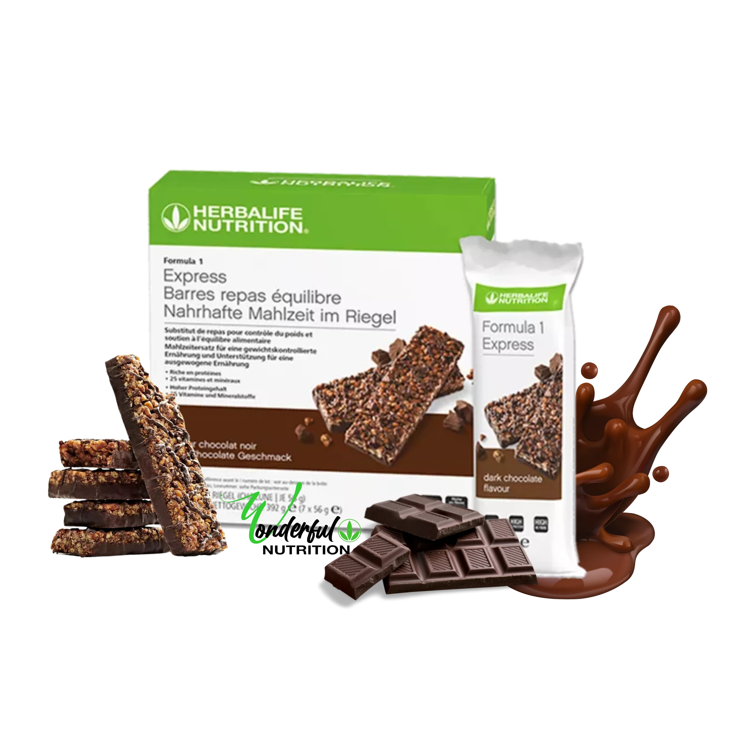 Barres Repas Équilibre Formula 1 Express Saveur Cranberry et Chocolat Blanc