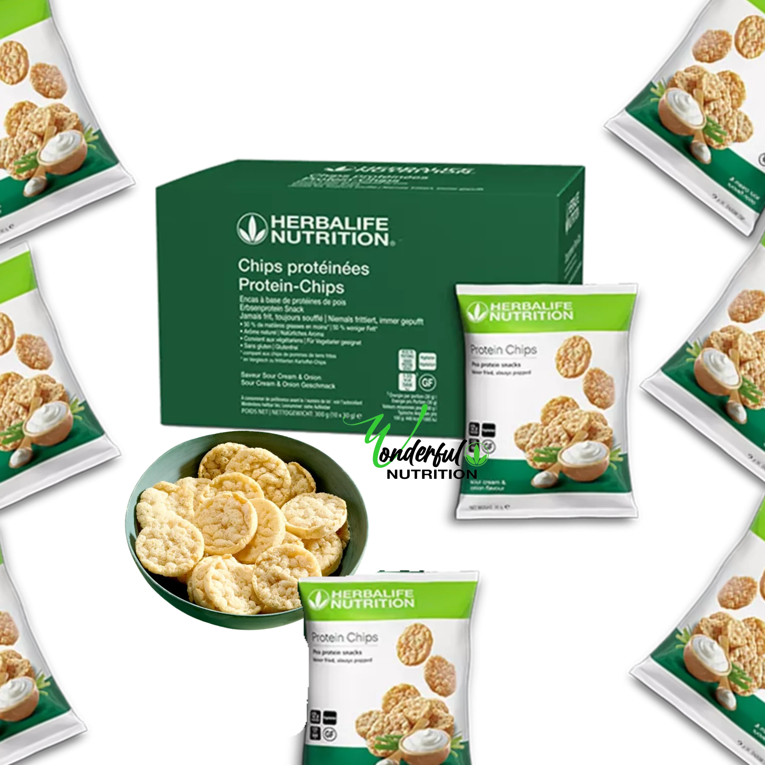 Chips Protéinées Saveur Sour Cream & Onion