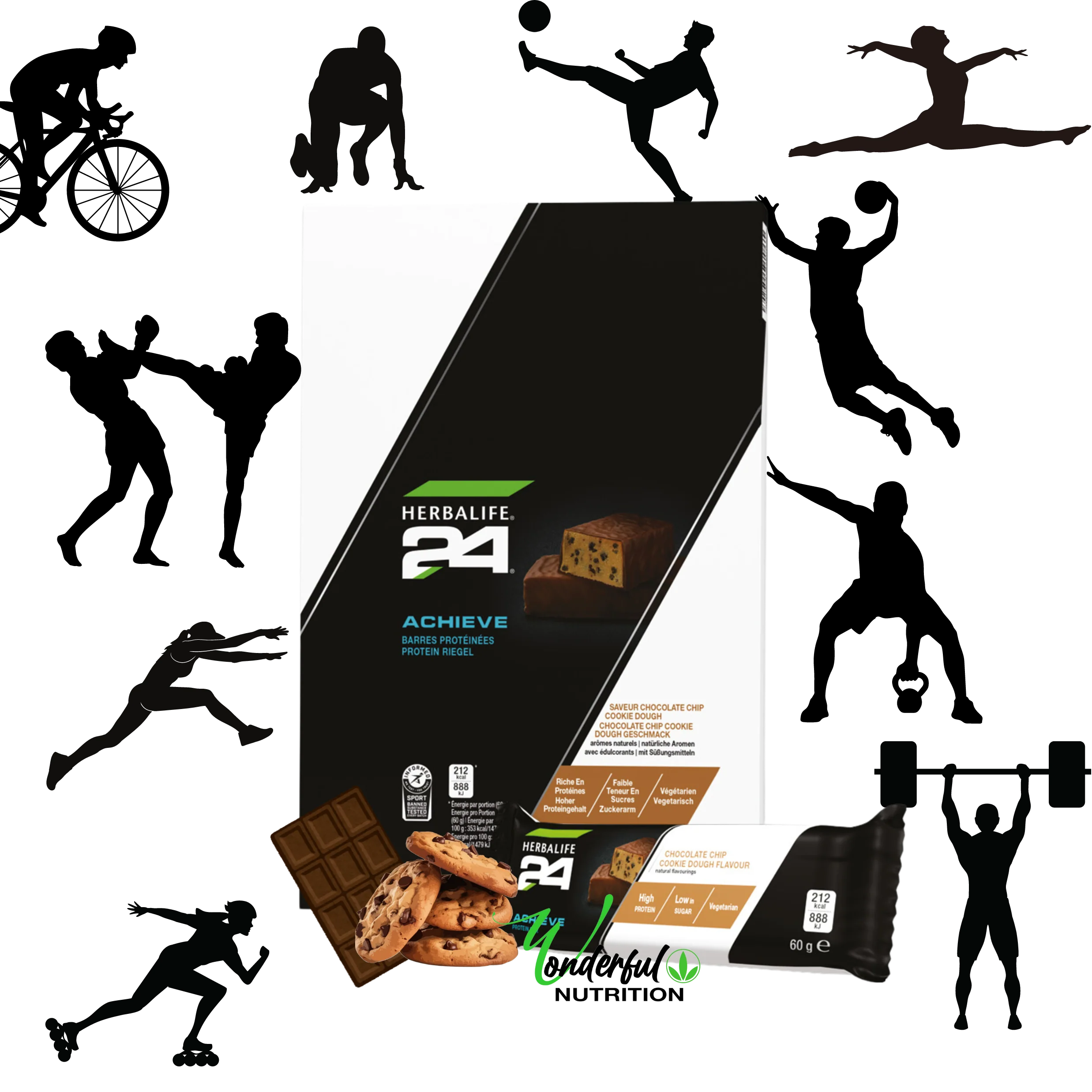 Barres protéinées Achieve H24