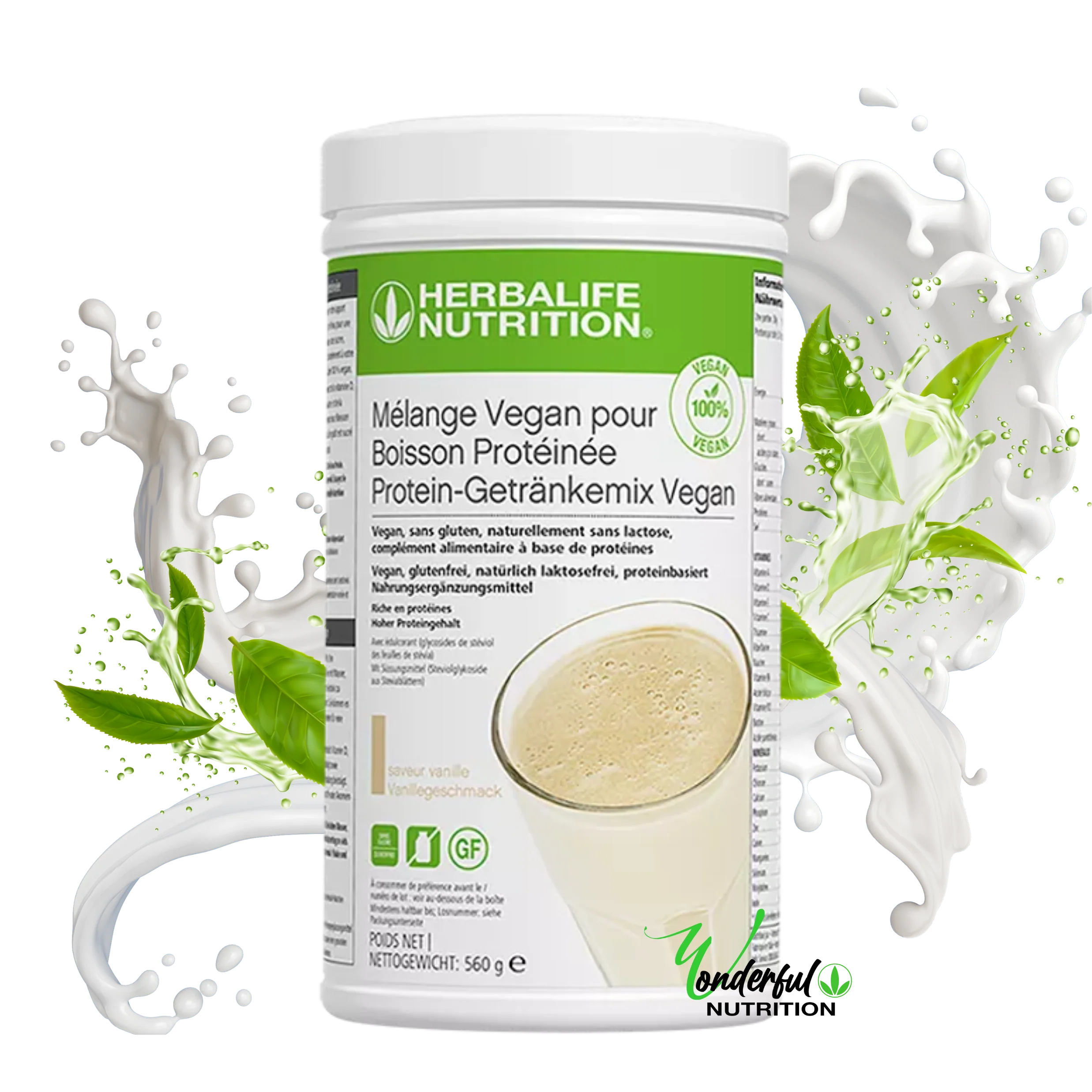 Mélange Vegan pour Boisson Protéinée Saveur Vanille