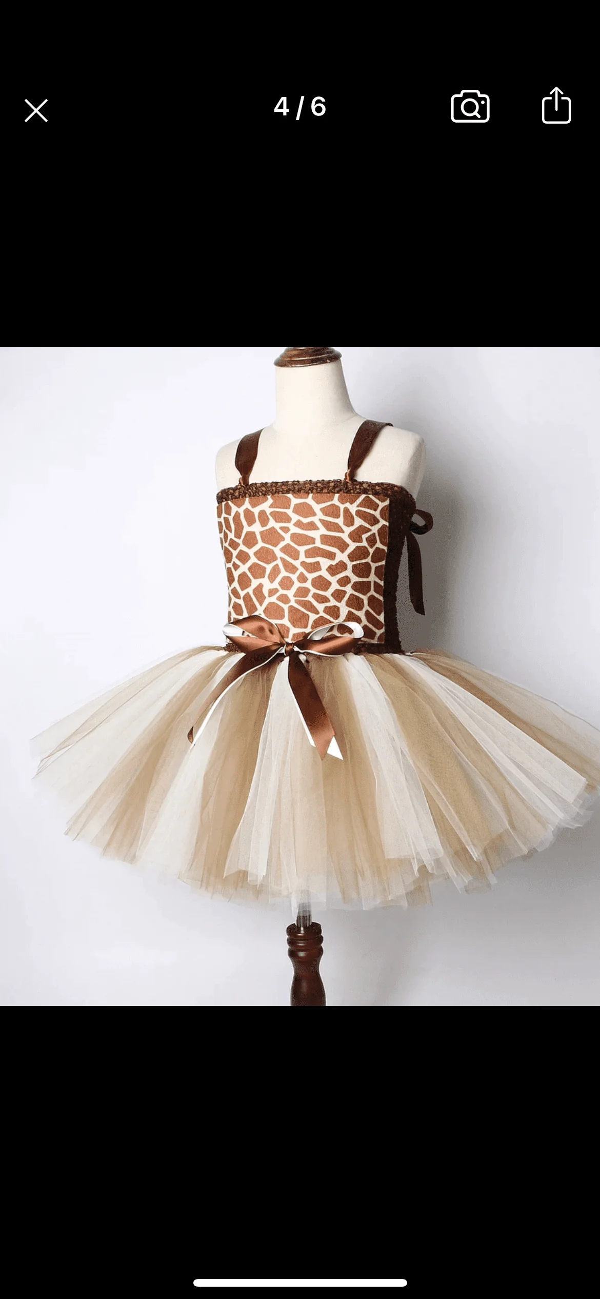 Safari Costume - Giraffe Tutu Set