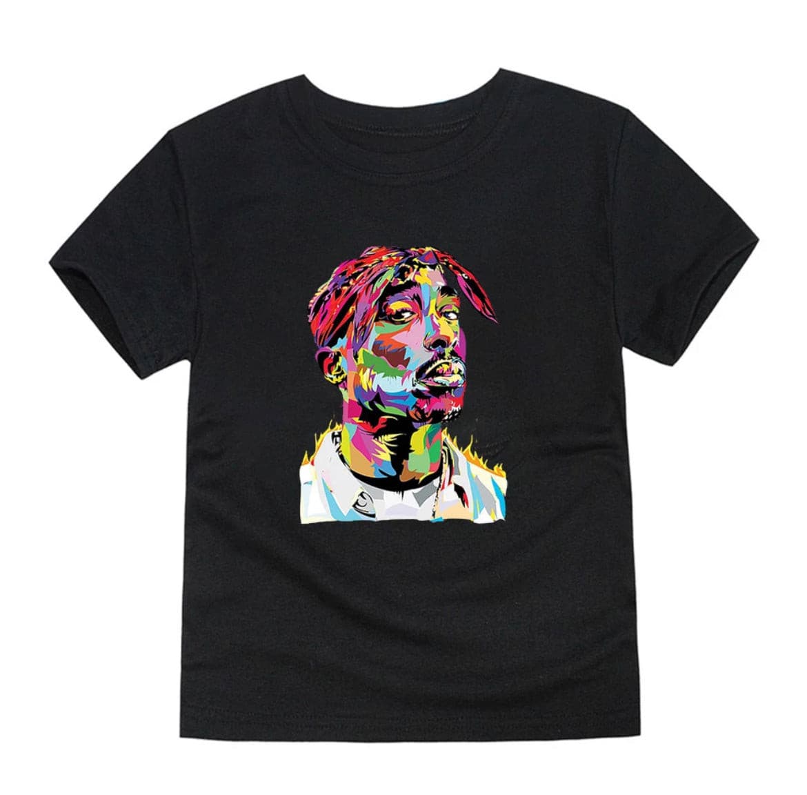 Kids Tupac Tee - Watercolour