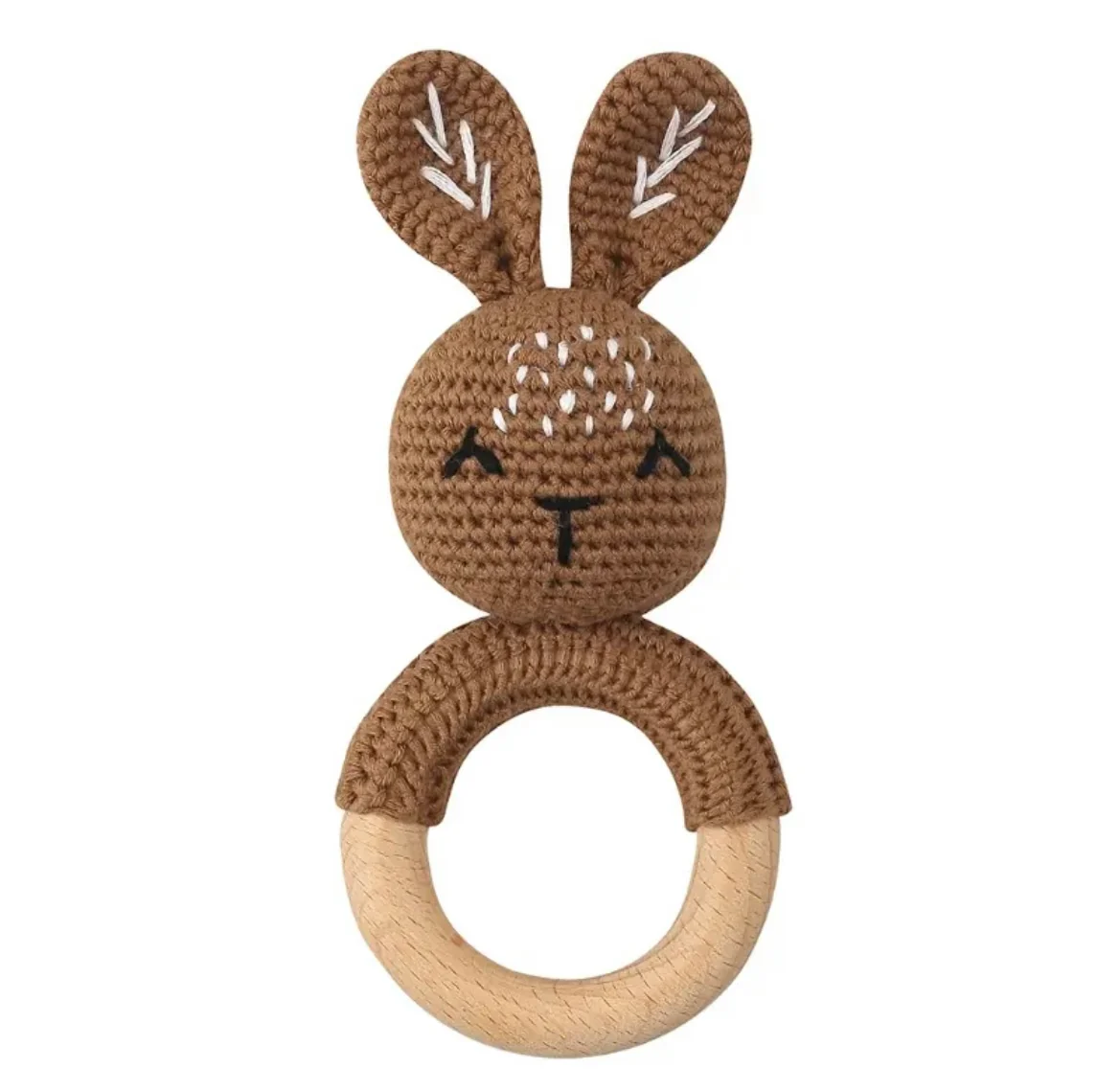 Crochet Baby Bunny Rattle