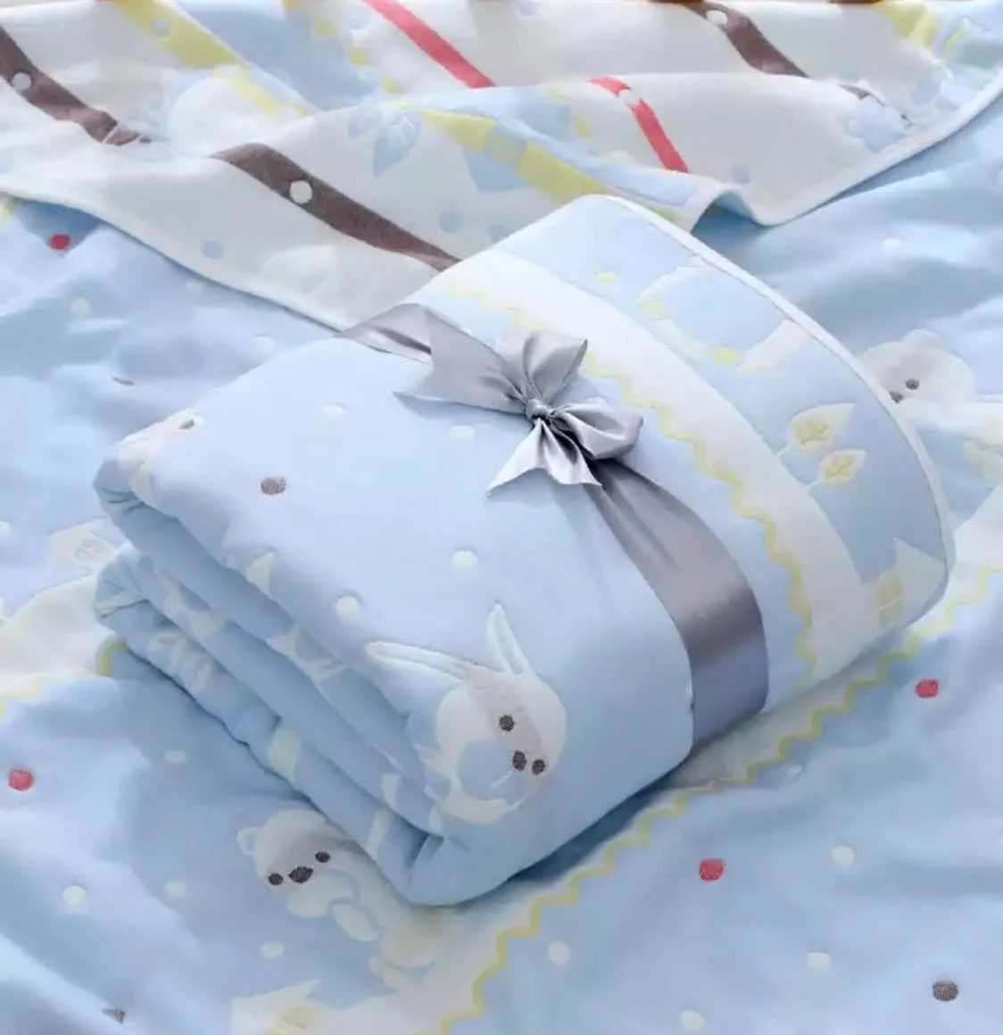 Organic Cotton 6 Layers Baby Muslin Blanket , Muslin Baby Blanket, Super soft baby bath towel, Baby Blanket, Newborn blanket , Baby Towel