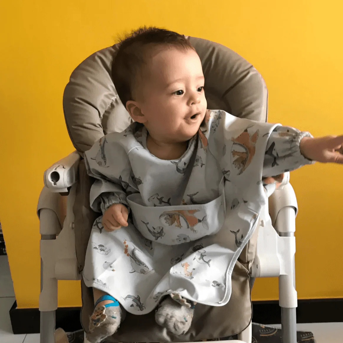 Australian Fauna - Toddler & Baby Long Sleeve Waterproof Apron Smock Bib