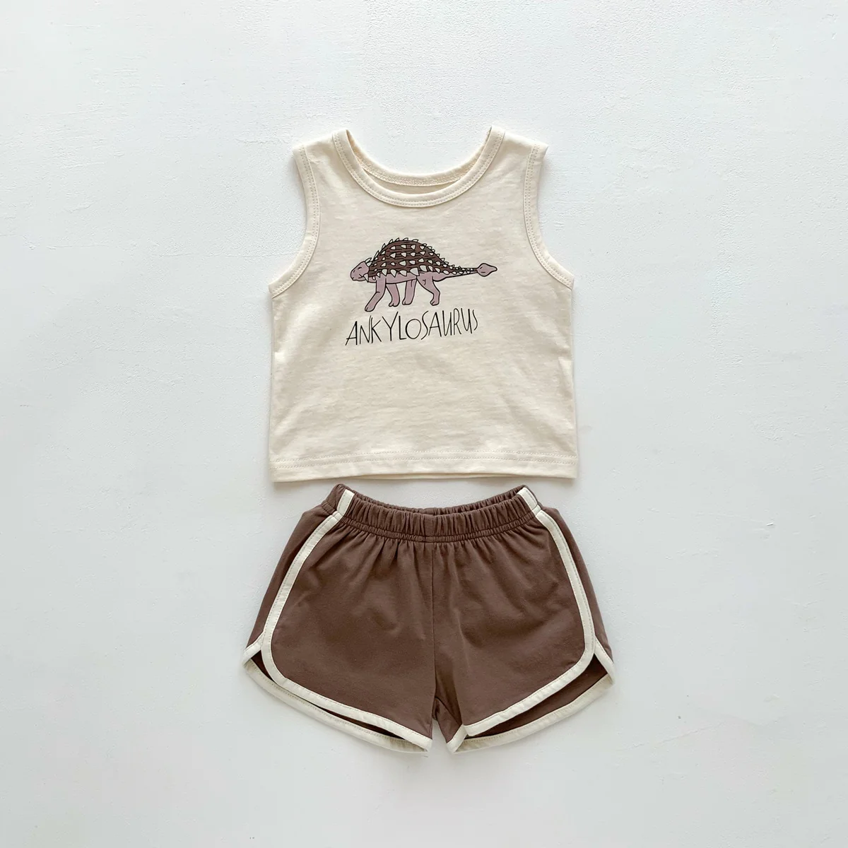 Dinosaur Tank & Short Set, Unisex  - 2 Pieces Summer