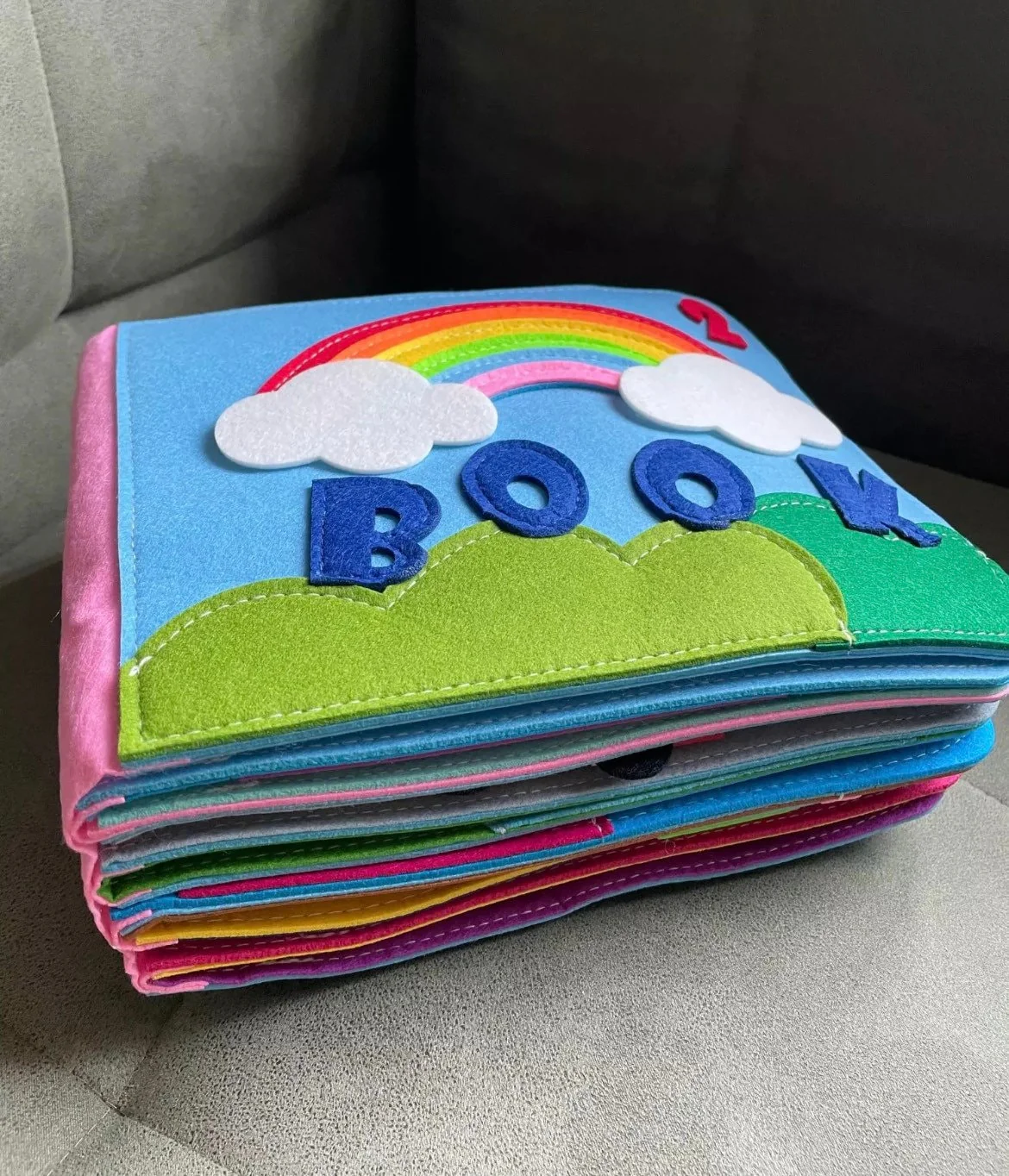 Montessori Busy Book- Baby Educational Busy Book Toy , Felt Quiet Book