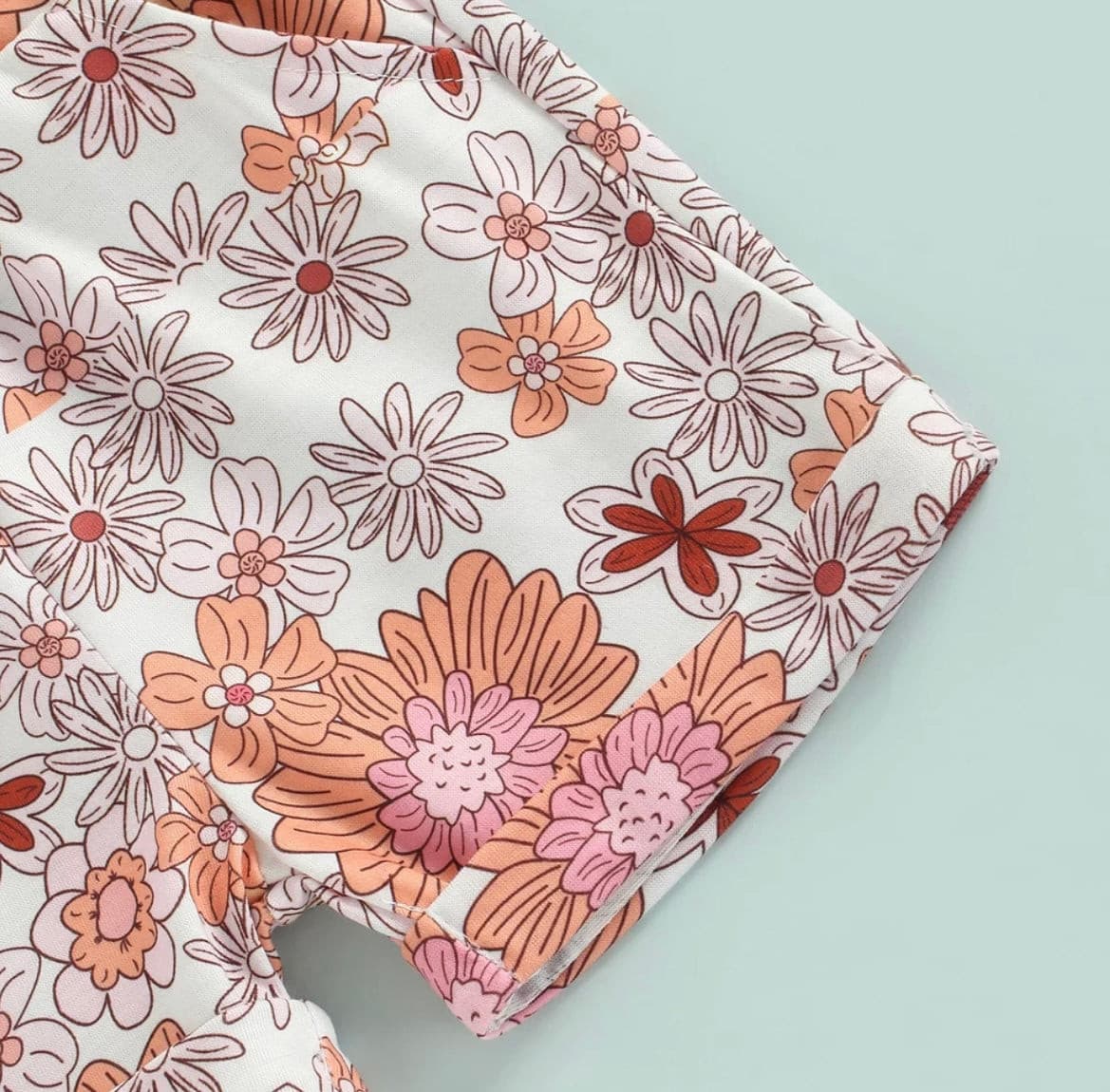 Nina - Floral Lounge Tee & Shorts Set