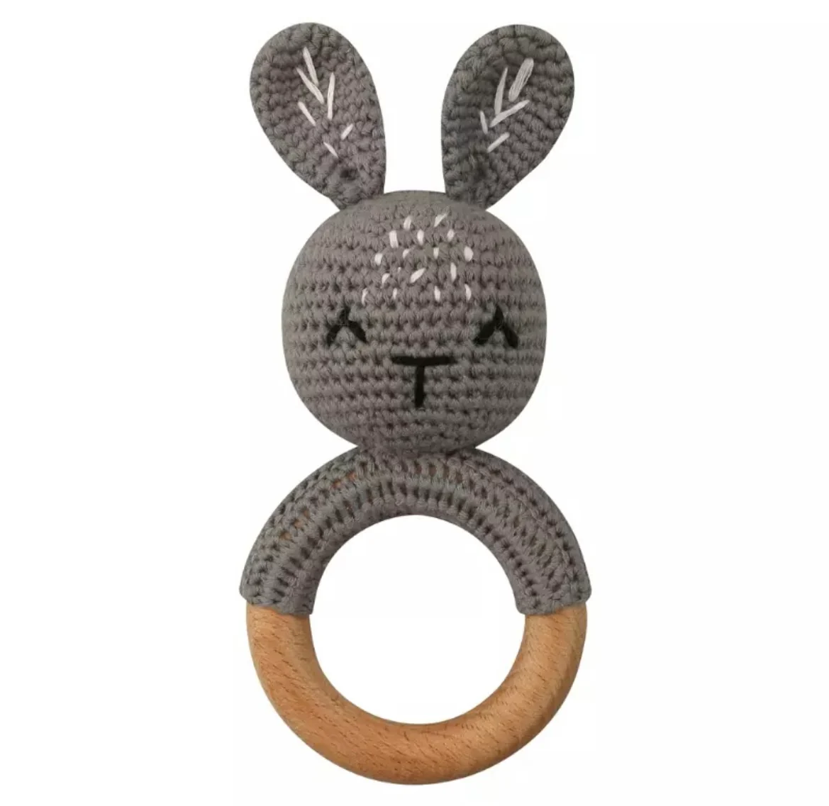 Crochet Baby Bunny Rattle