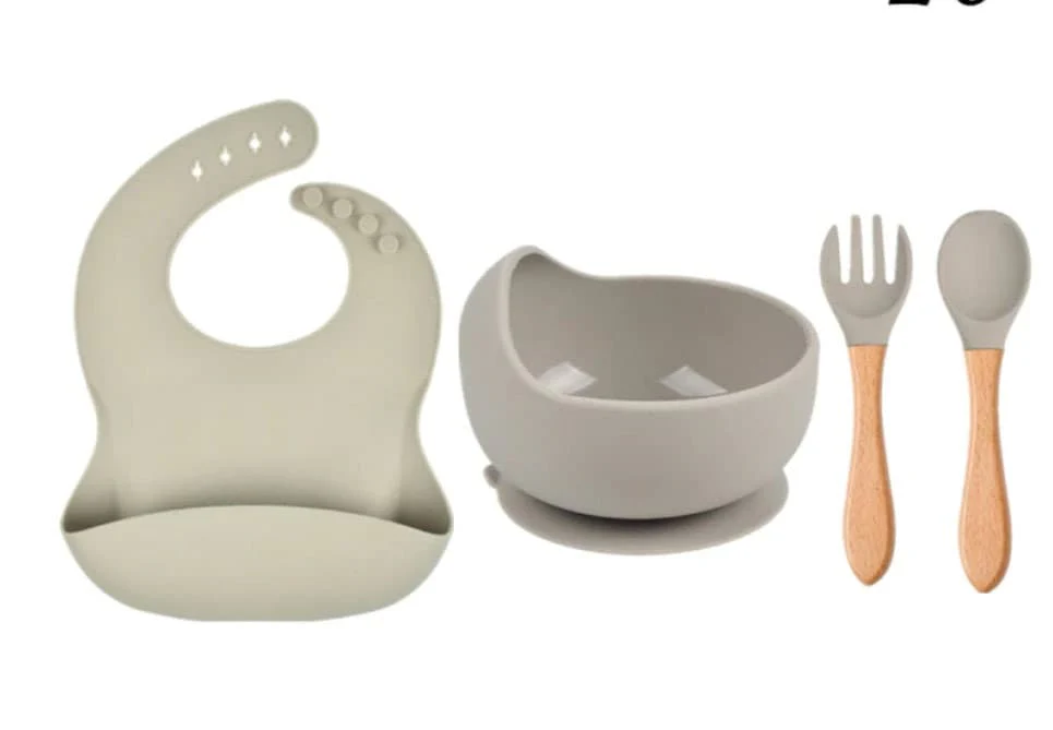 Personalised Baby Silicone Feeding Set, Personalised Spoon and Fork Set/ Toddler Feeding Set/ BPA Free - Eco Friendly - Baby weaning spoon