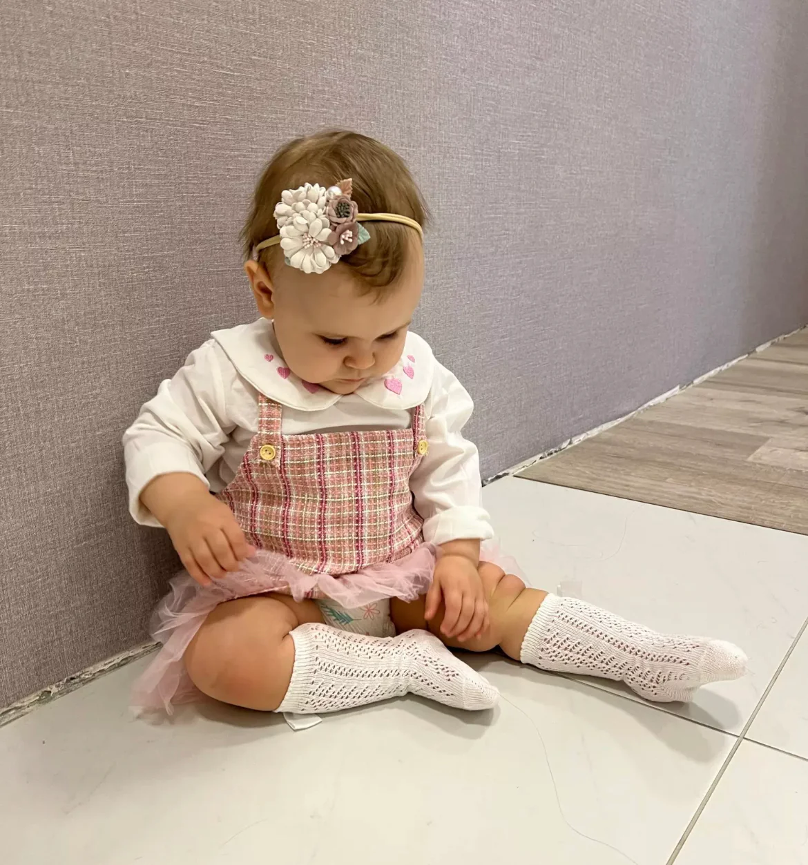 Crochet Girls Socks - Spanish Style Girls Socks - White