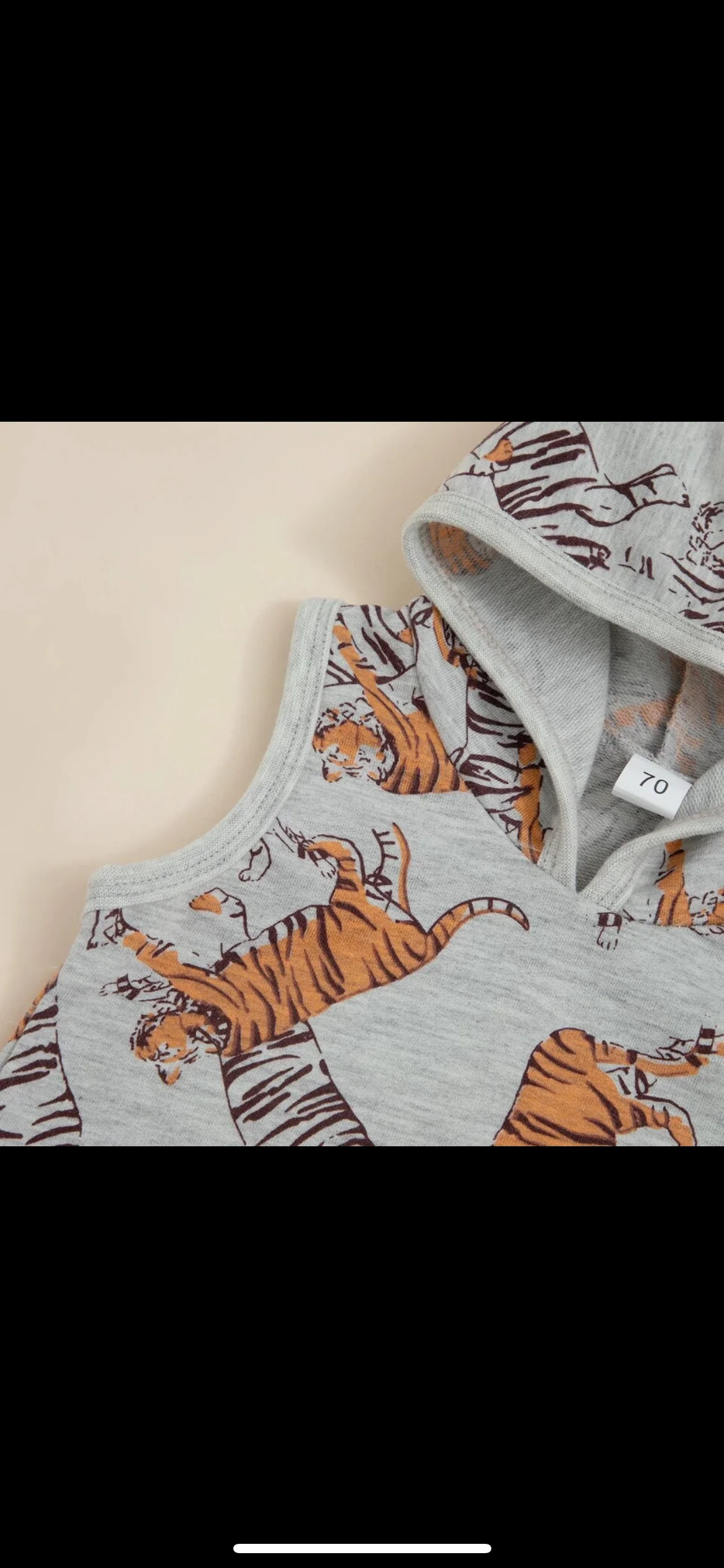Boys Tiger Hoodie Set