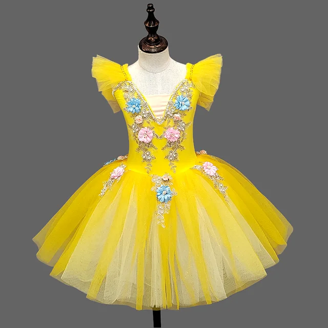 Girls Ballet Dress - Princess style with tulle skirt