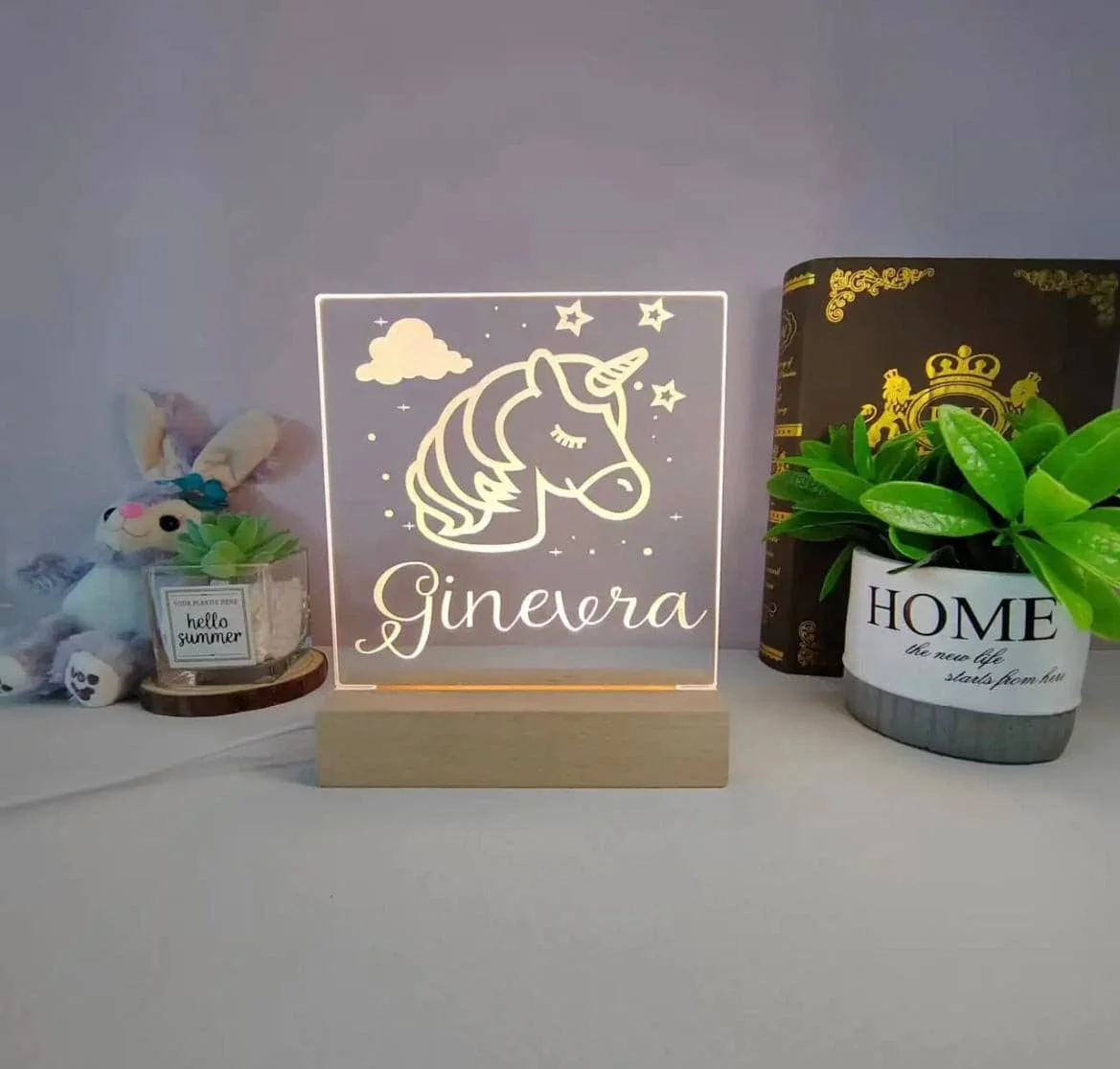 Personalised Night Light - Nursery Name Light