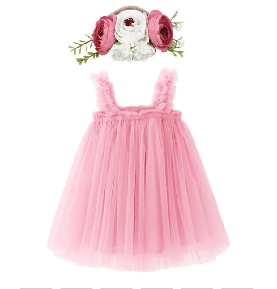 Skyler - Tulle Dress Toddler Tutu Flower girl dress